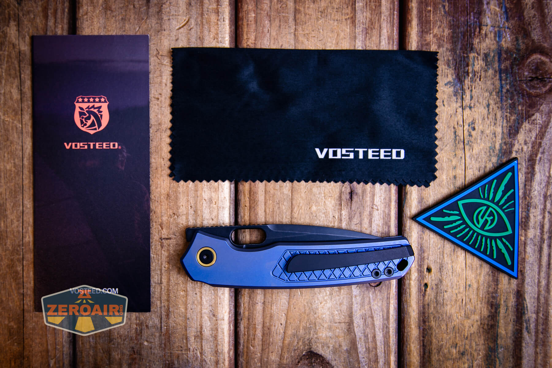 Vosteed Psyop Elmax blade knife what's included