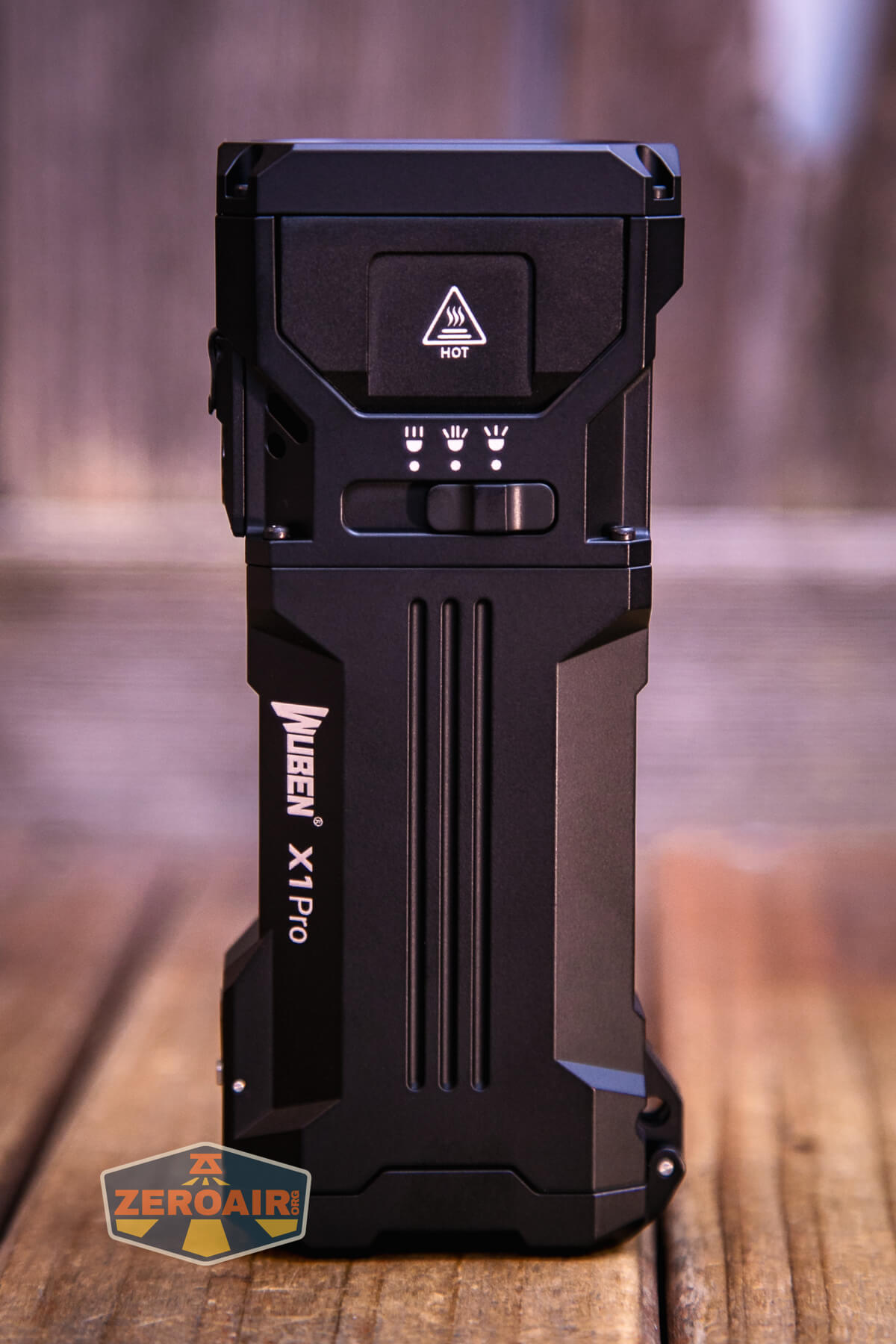 Wuben X1Pro Flashlight showing all sides
