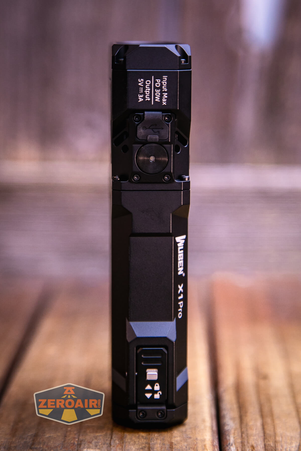 Wuben X1Pro Flashlight showing all sides
