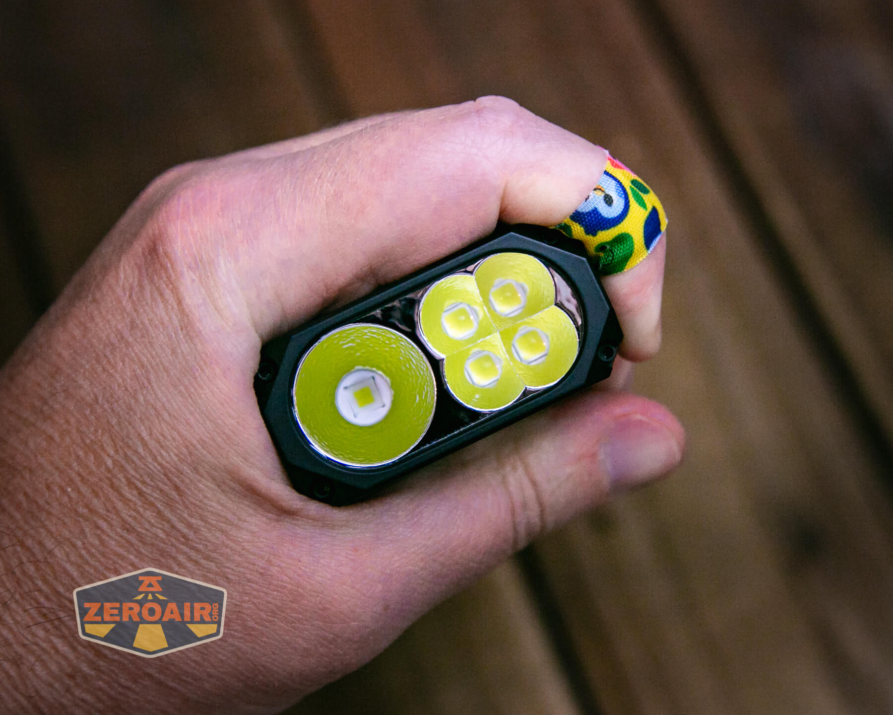 Wuben X1Pro Flashlight in hand