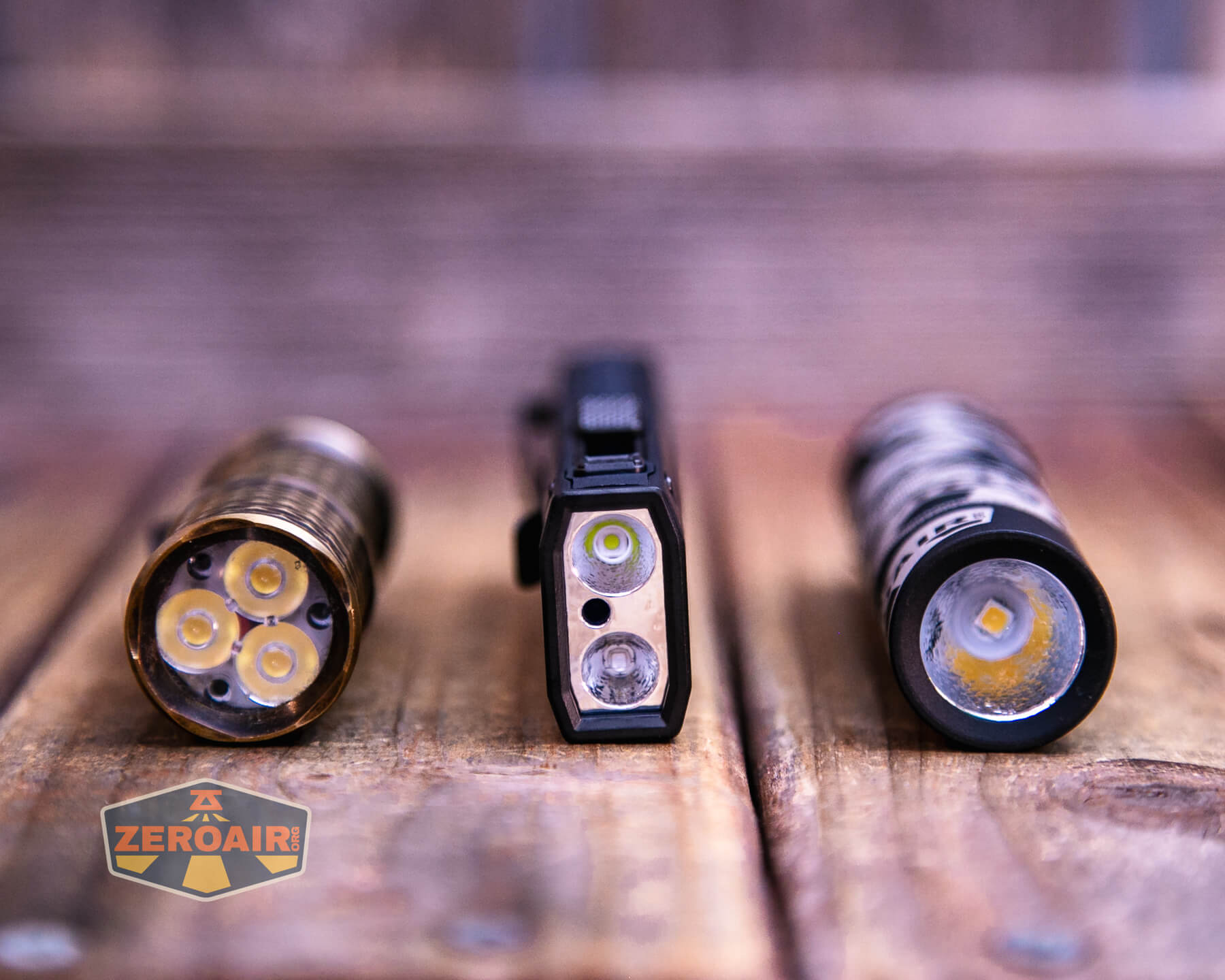 Nitecore EDC17 flat EDC flashlight with standard-sized flashlights