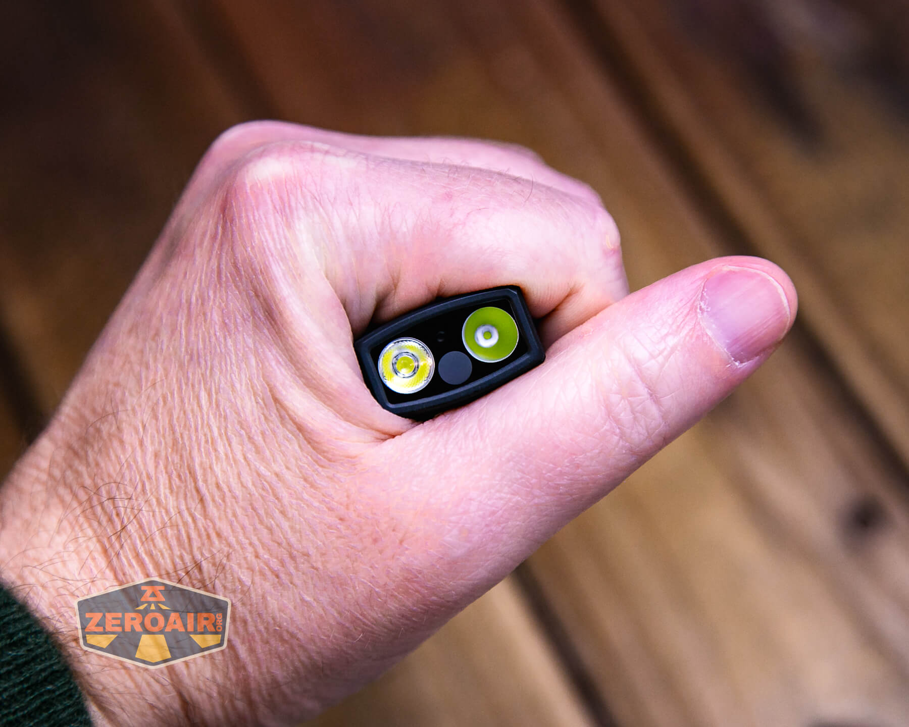 Olight ArkPro Matte Black cool white in hand