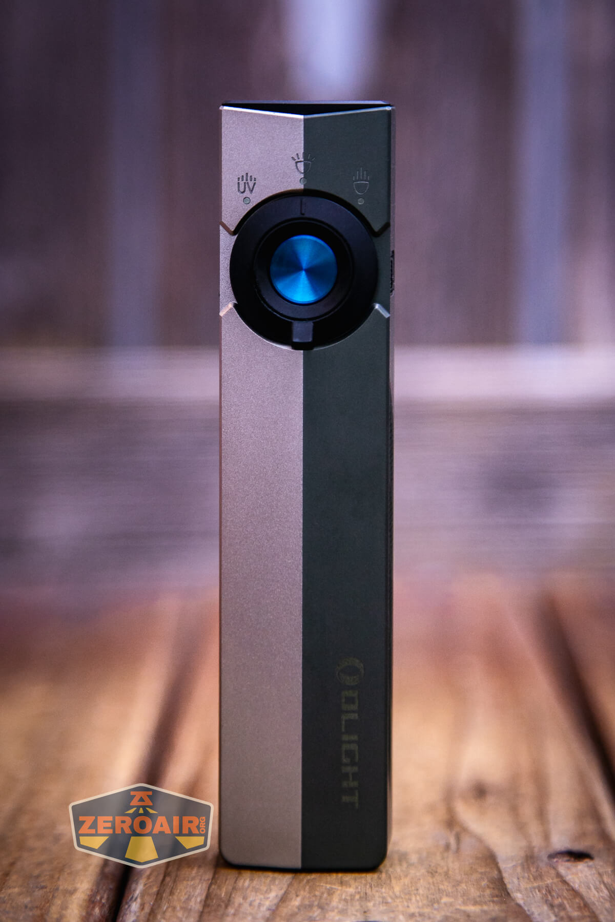 Olight ArkPro Silver flashlight showing all sides