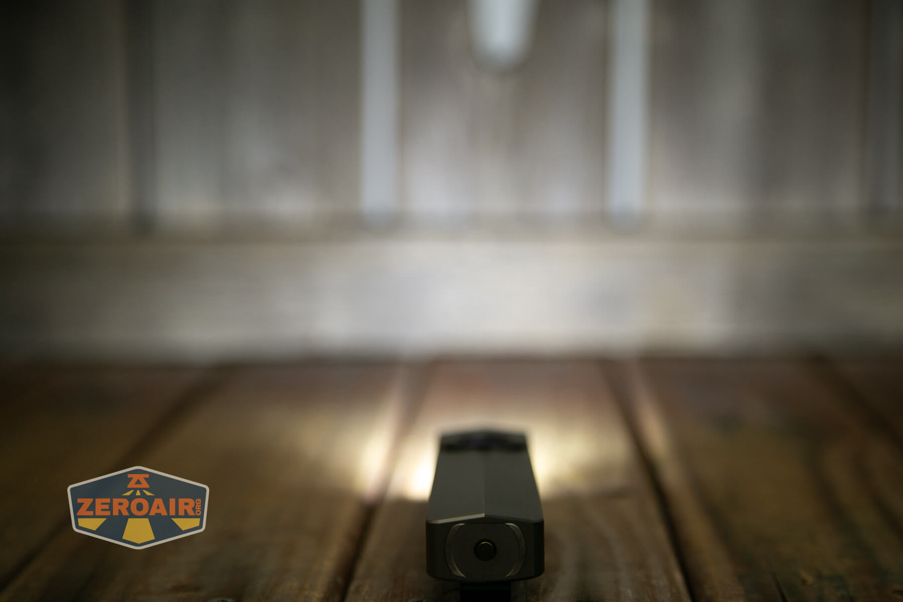 Olight ArkPro Silver flashlight emitter on