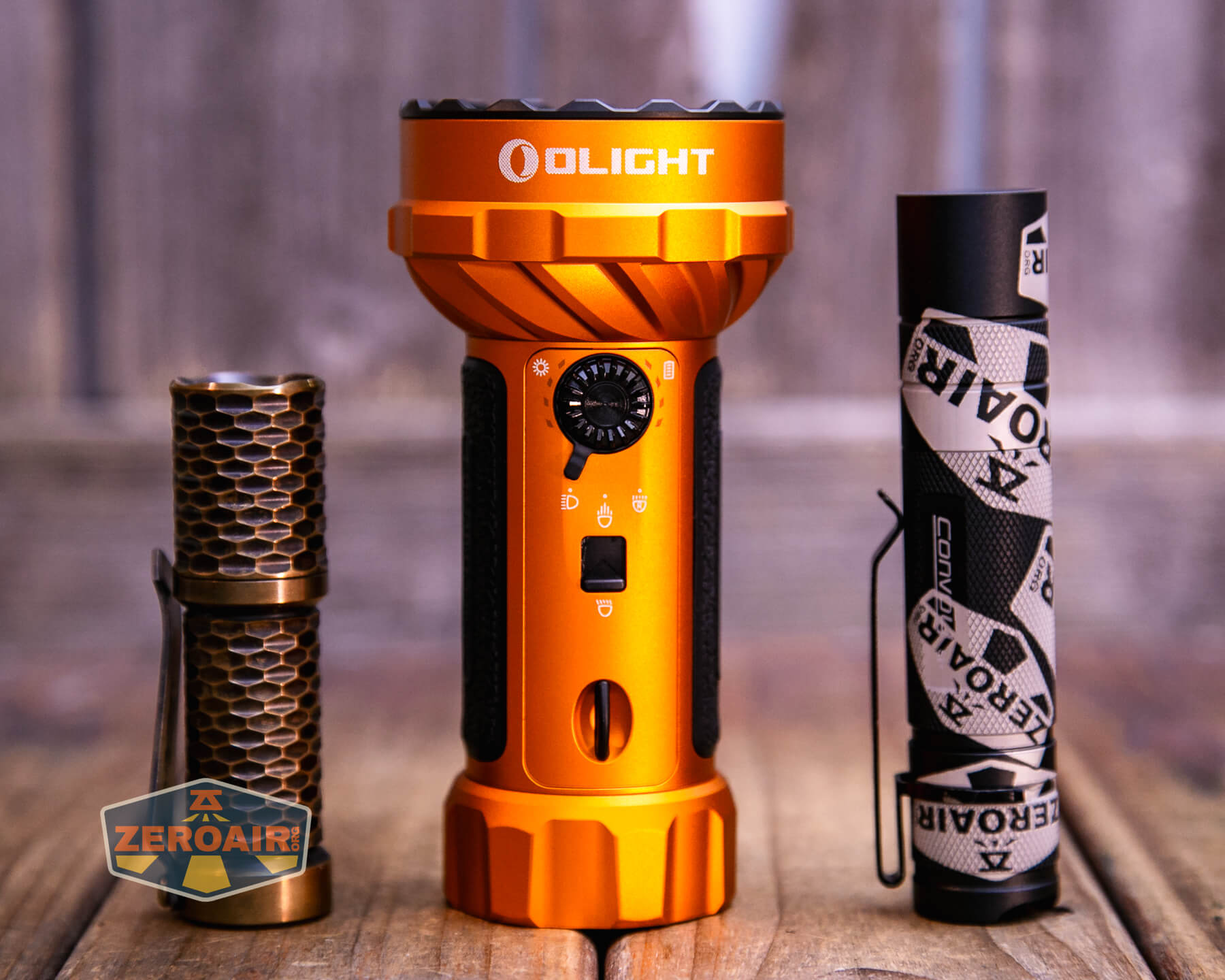 Olight Marauder Mini 2 Compact powerful flashlight with standard-sized flashlights