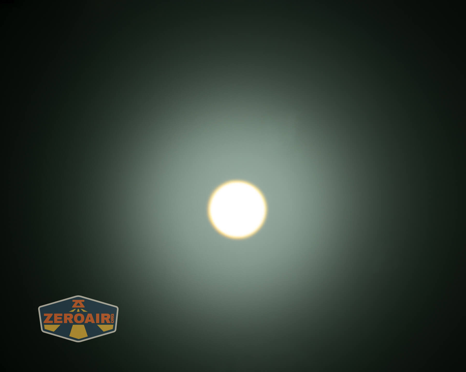 Olight Marauder Mini 2 Compact powerful flashlight beamshots on ceiling