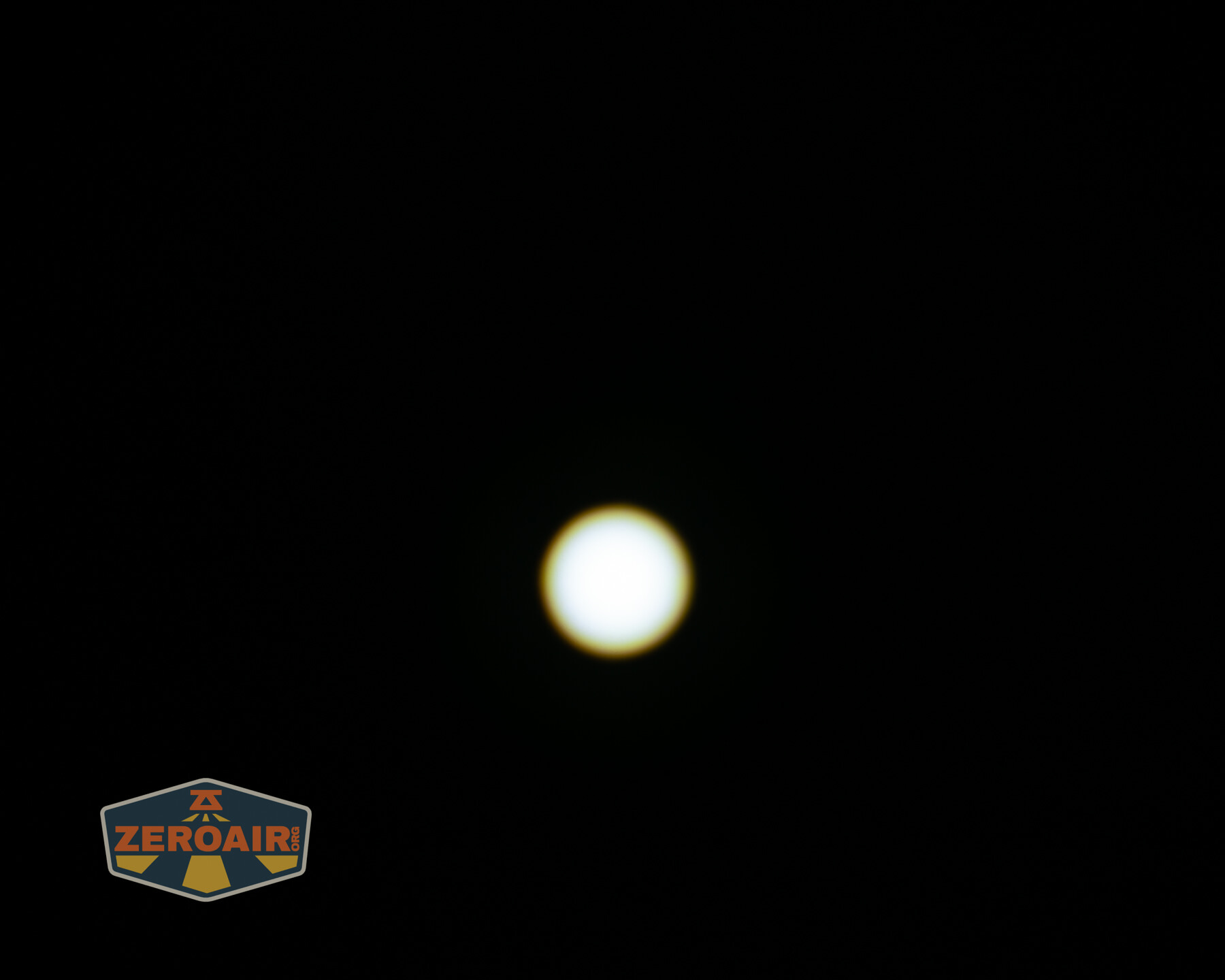 Olight Marauder Mini 2 Compact powerful flashlight beamshots on ceiling