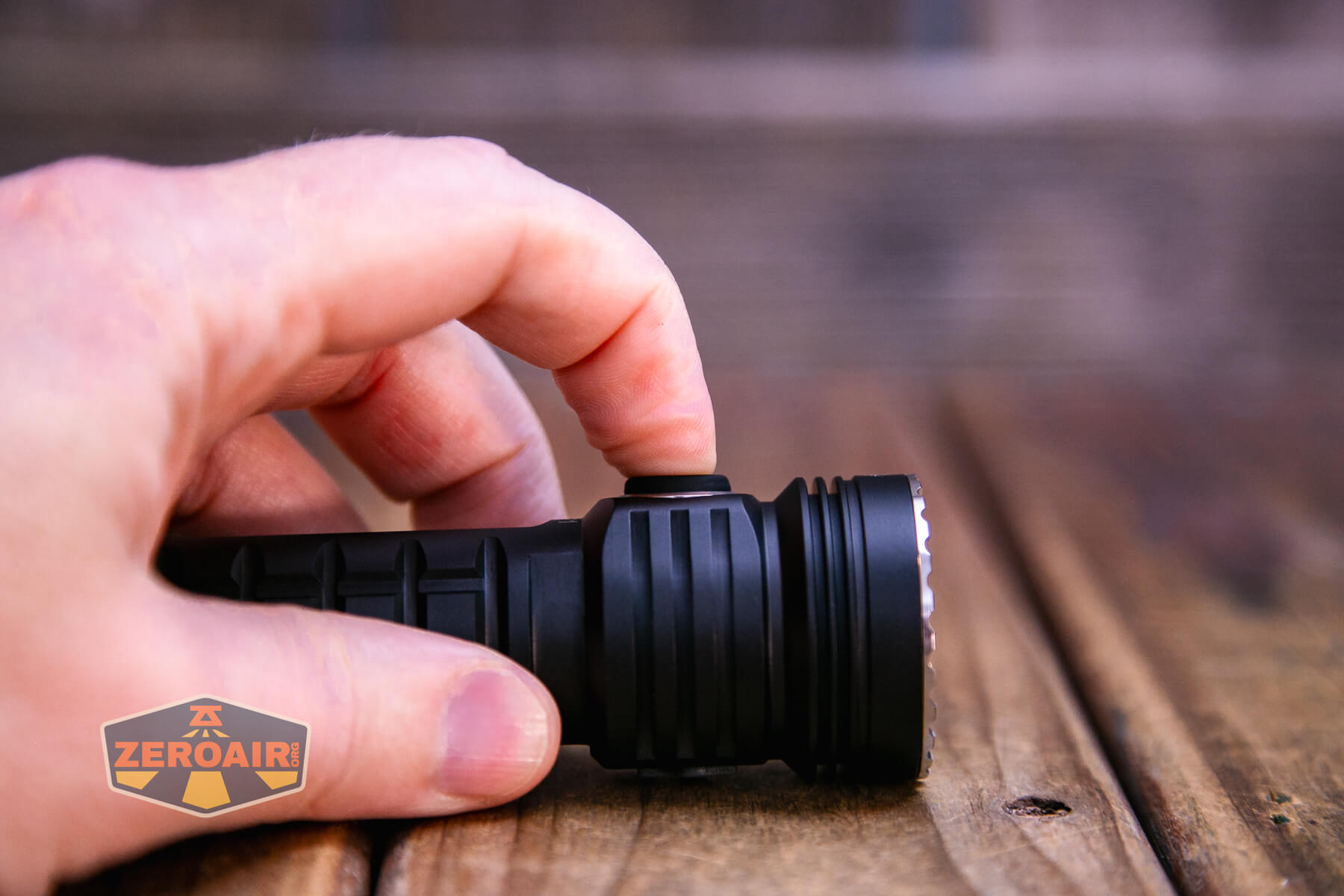 Ripsshine OF1 flashlight switch actuation