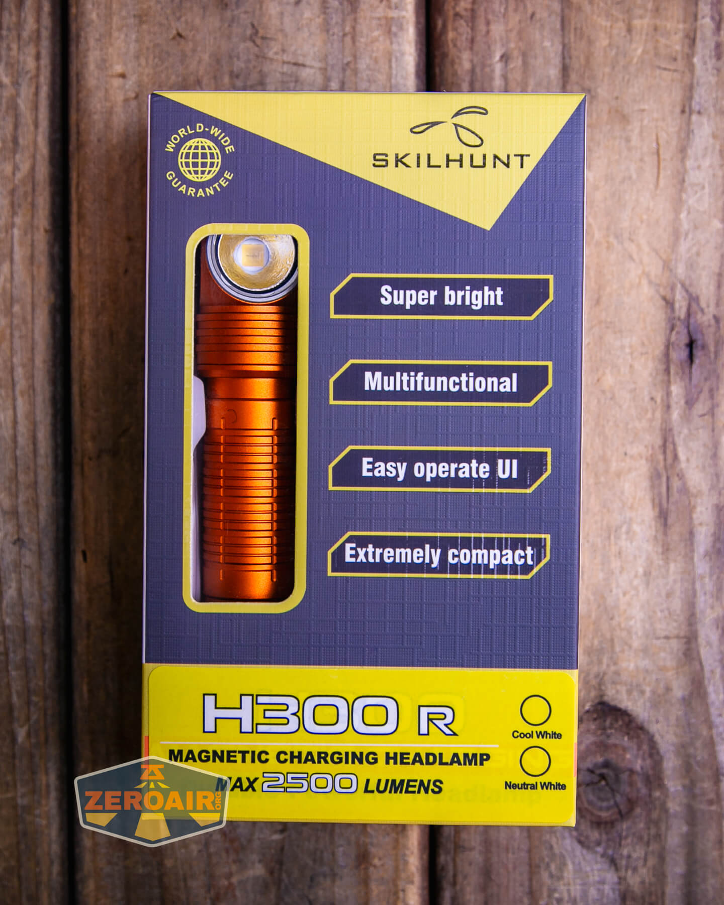 Skilhunt H300R v4 headlamp box