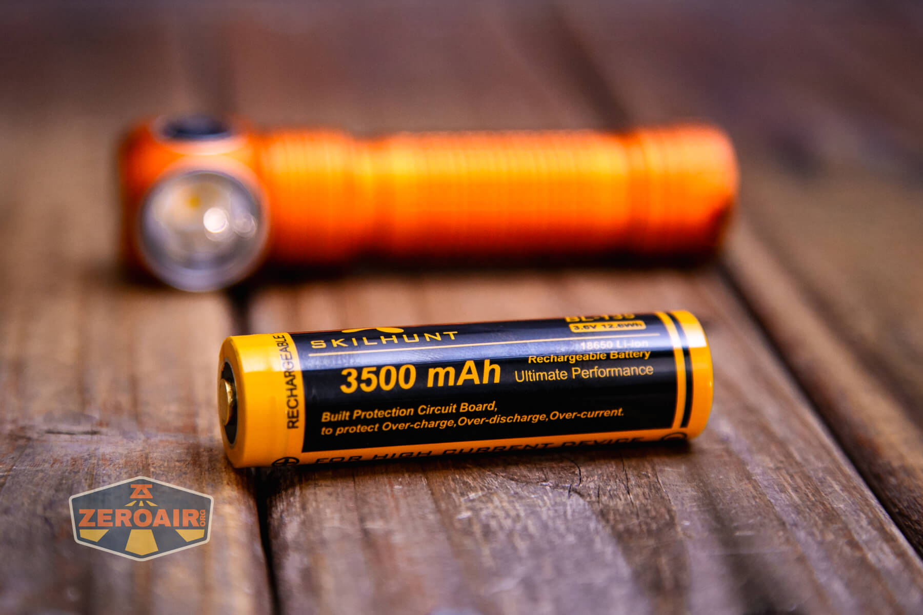 Skilhunt H300R v4 headlamp with included 18650