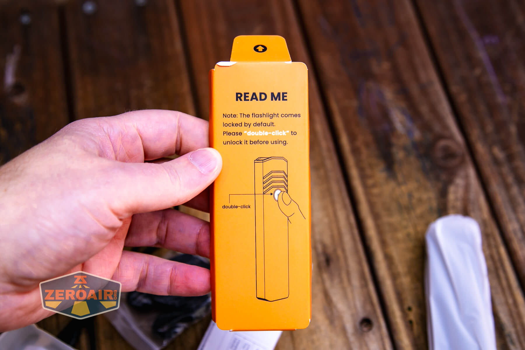 SOFIRN ST1 rechargeable flat EDC flashlight inside box