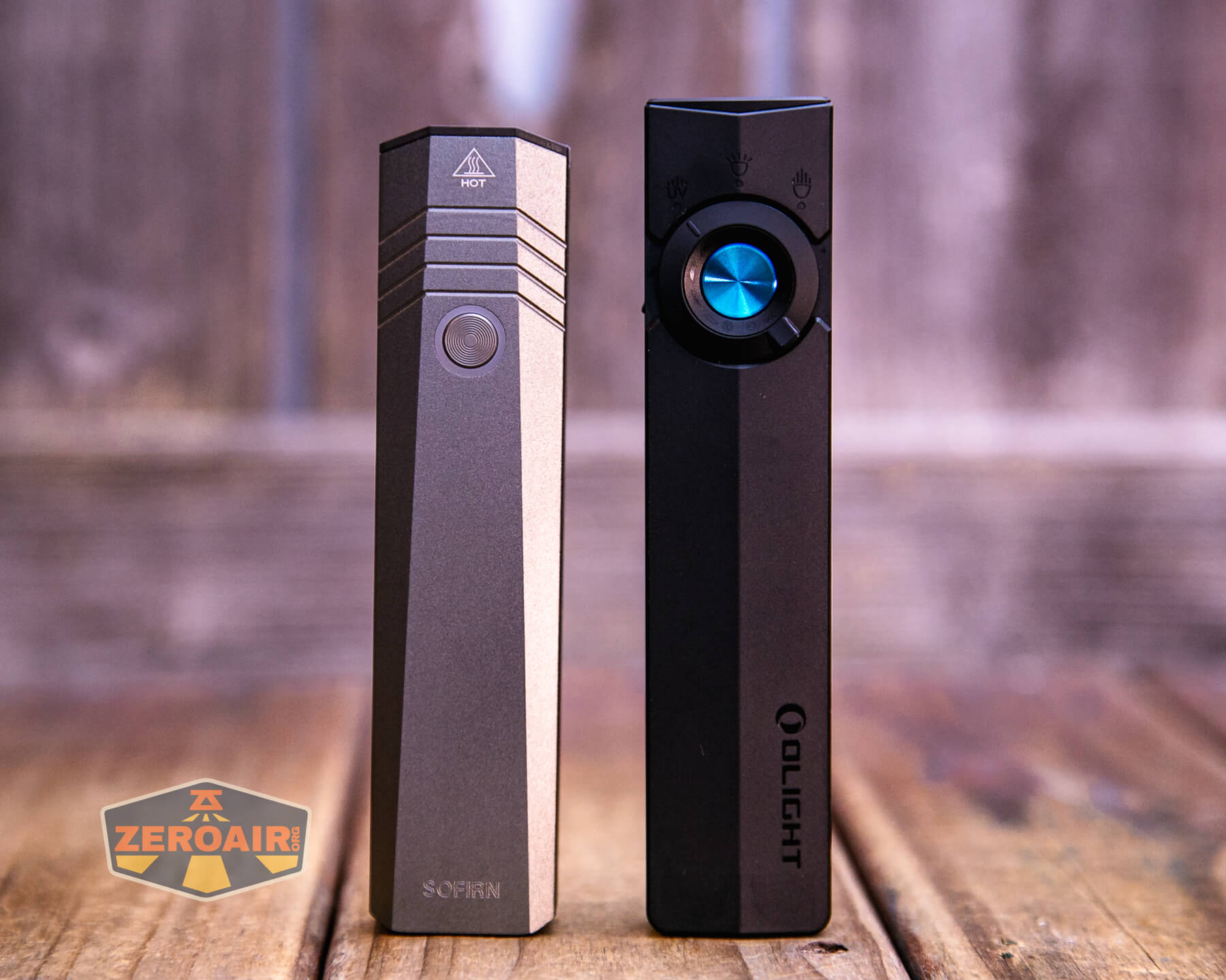 SOFIRN ST1 rechargeable flat EDC flashlight with Olight ArkPro