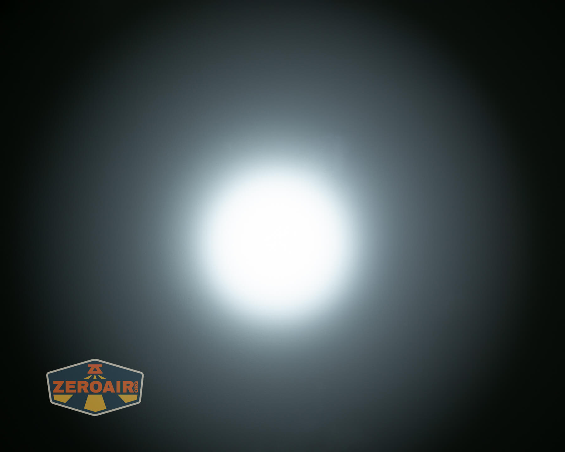 SOFIRN ST1 rechargeable flat EDC flashlight beamshots on ceiling