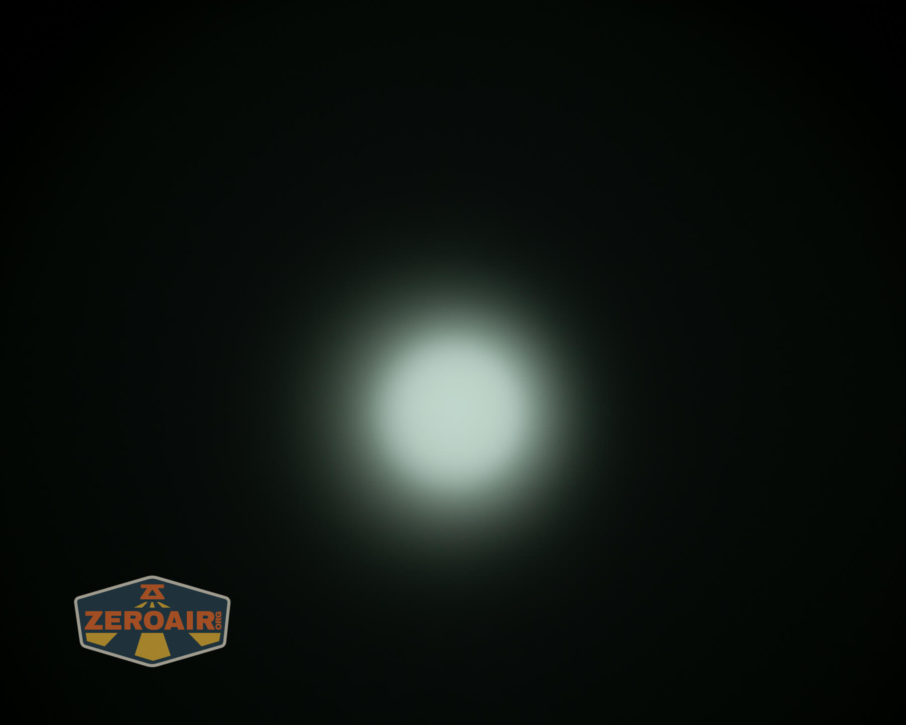 Acebeam K1 EDC flashlight beamshots on ceiling