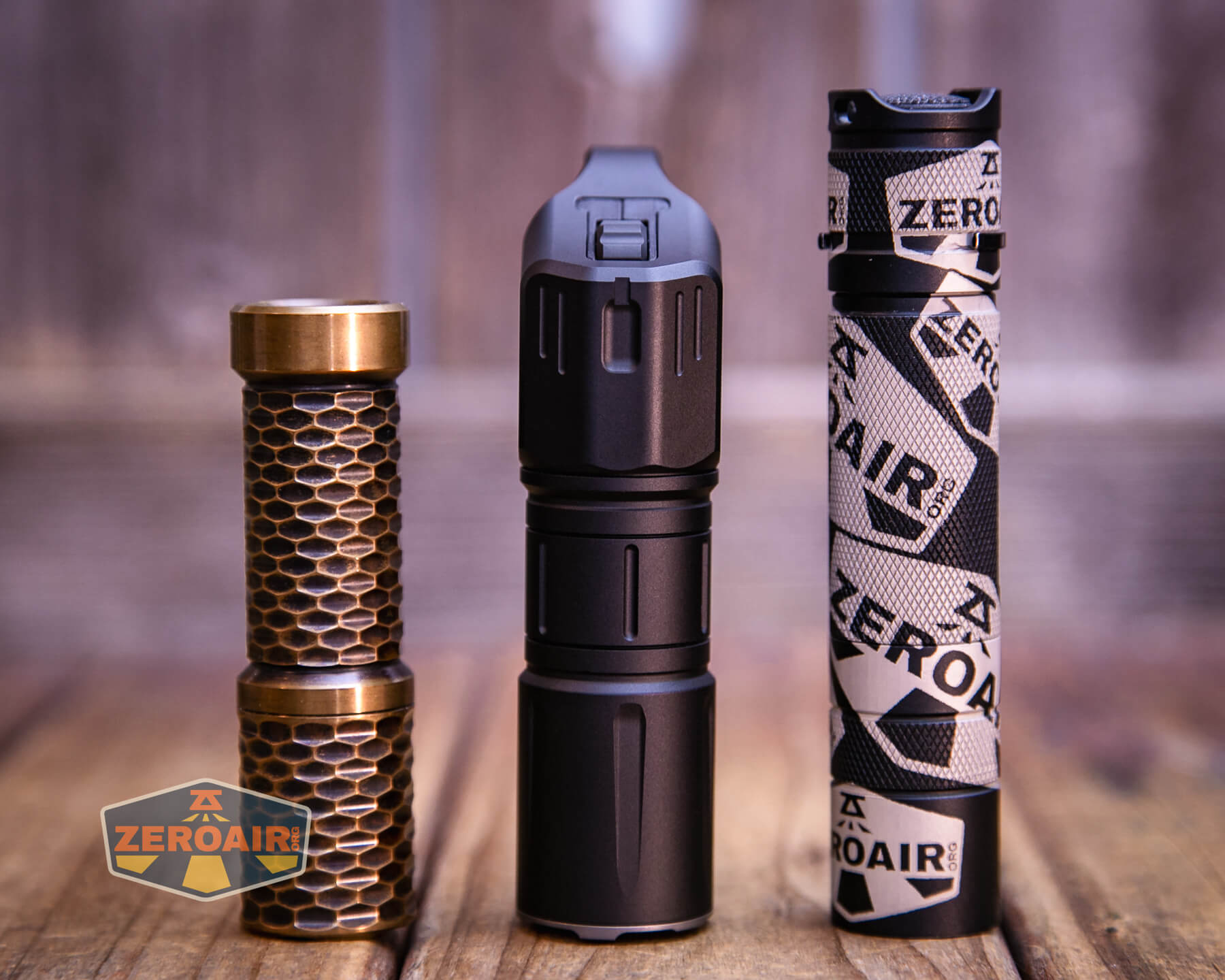 Nextorch Artorch compact EDC tactical flashlight with standard-sized flashlights