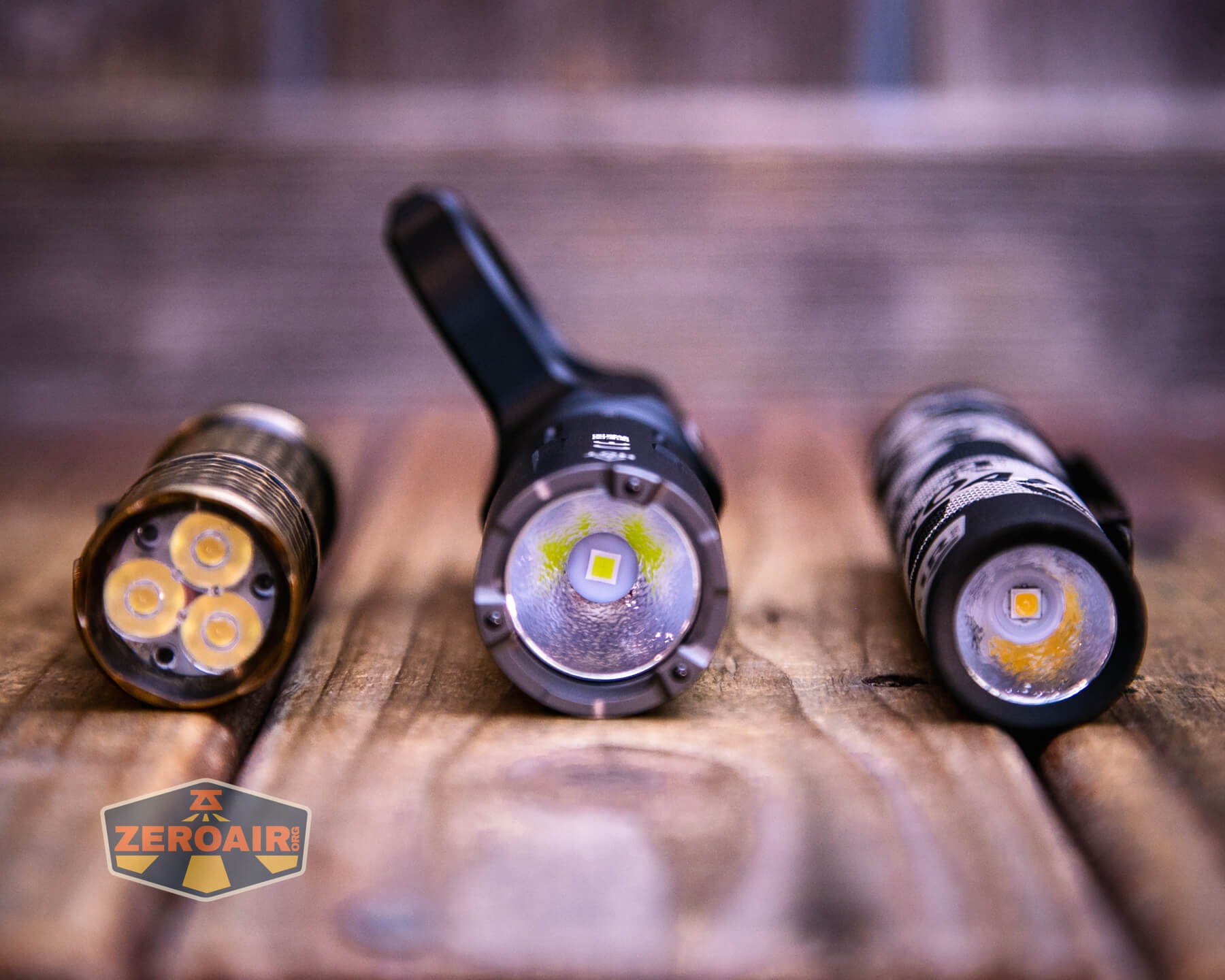 Nextorch Artorch compact EDC tactical flashlight with standard-sized flashlights