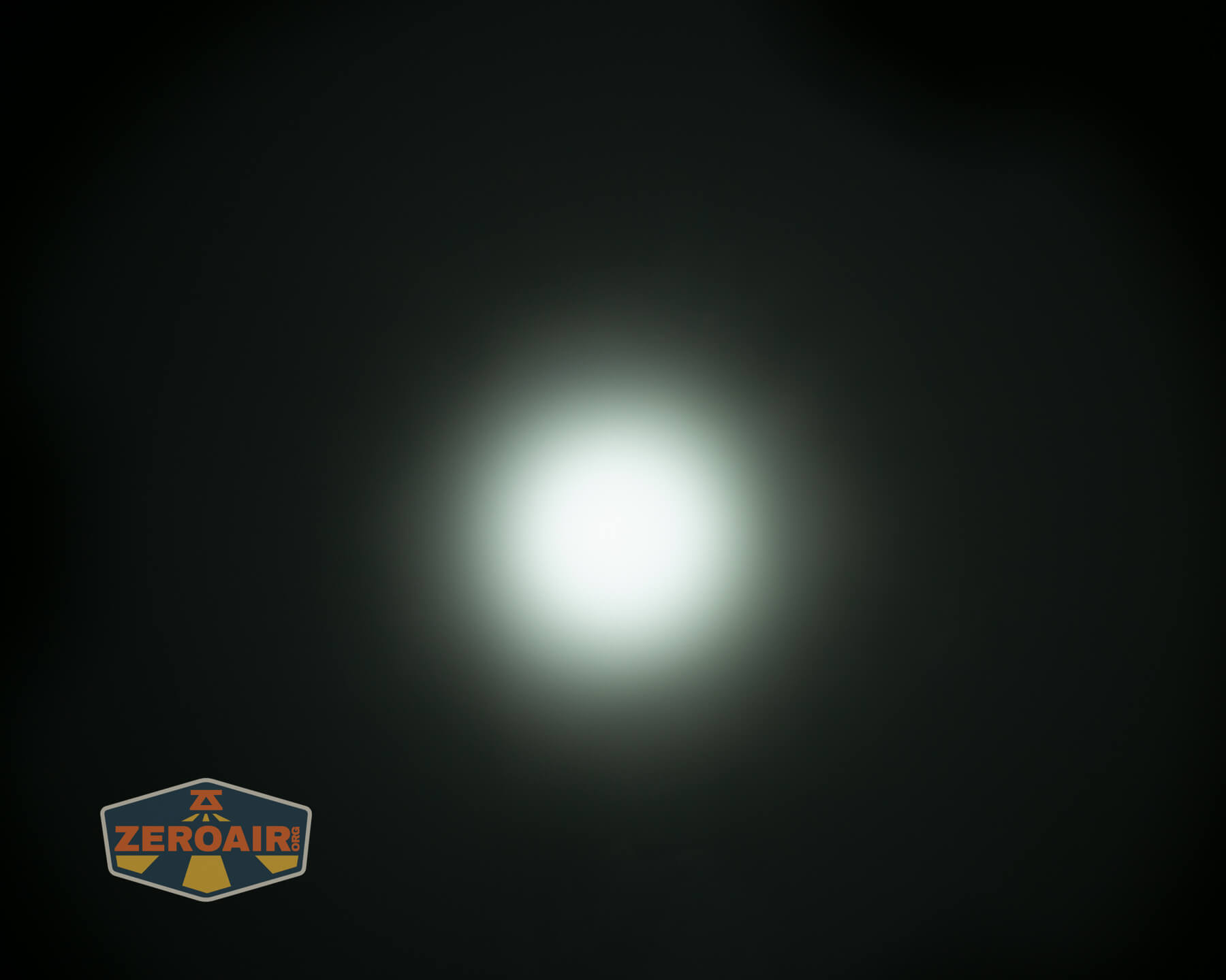 Nextorch Artorch compact EDC tactical flashlight beamshots on ceiling