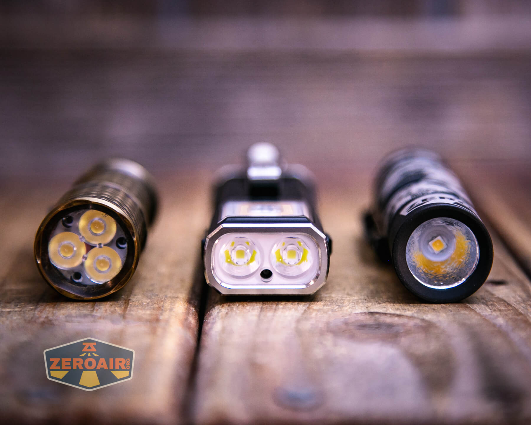 Trustfire Mini X3 Pro EDC multi-function flashlight with two standard sized flashlights