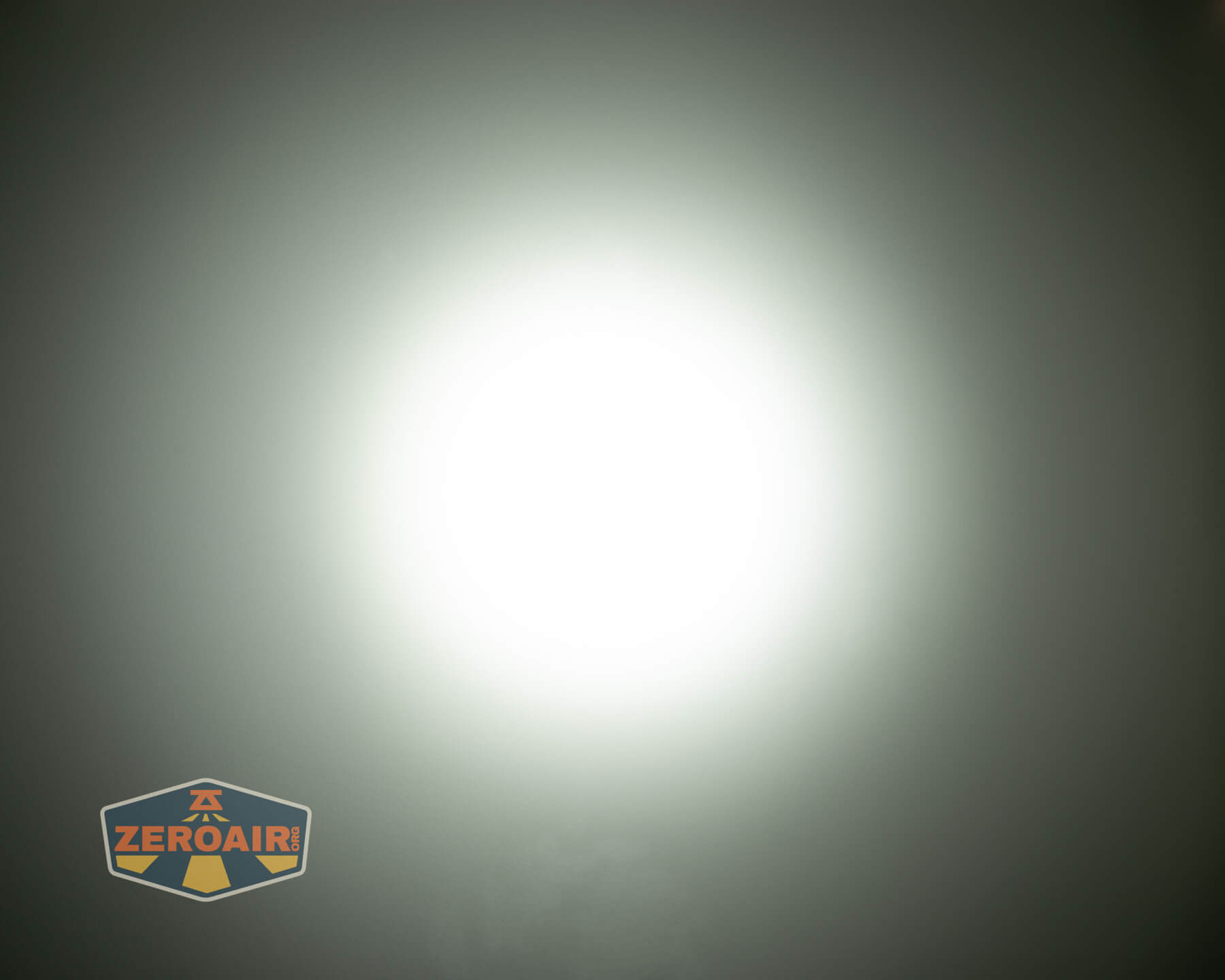 Trustfire Mini X3 Pro EDC multi-function flashlight beamshots on ceiling