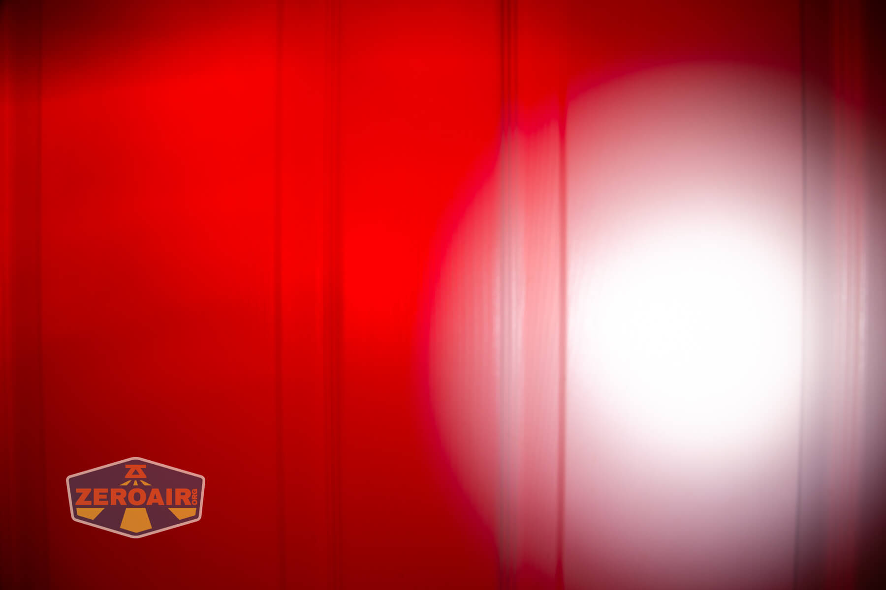 Trustfire Mini X3 Pro EDC multi-function flashlight beamshots on door (at 1') compared to nichia 219b 4500K