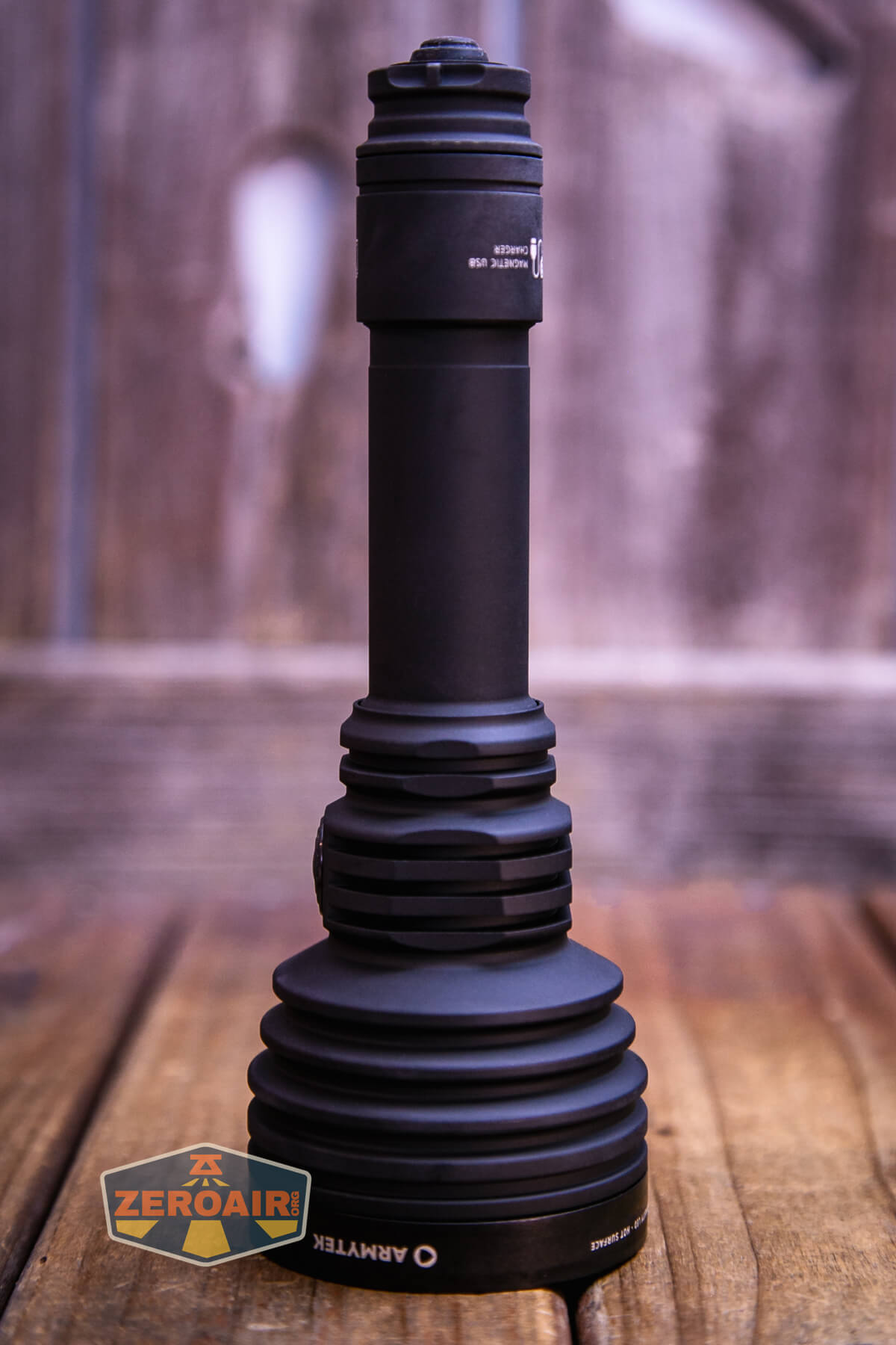 Armytek Barracuda Pro Max searchlight showing all sides