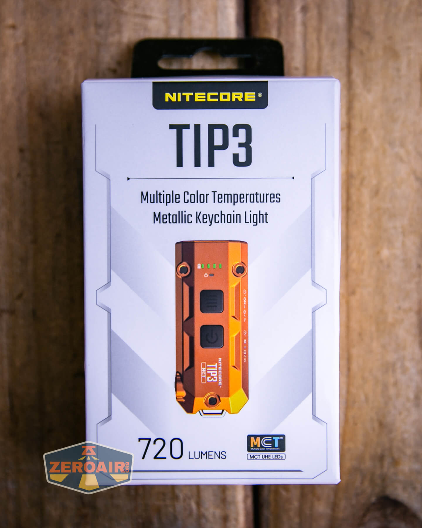 Nitecore TIP3 keychain flashlight box