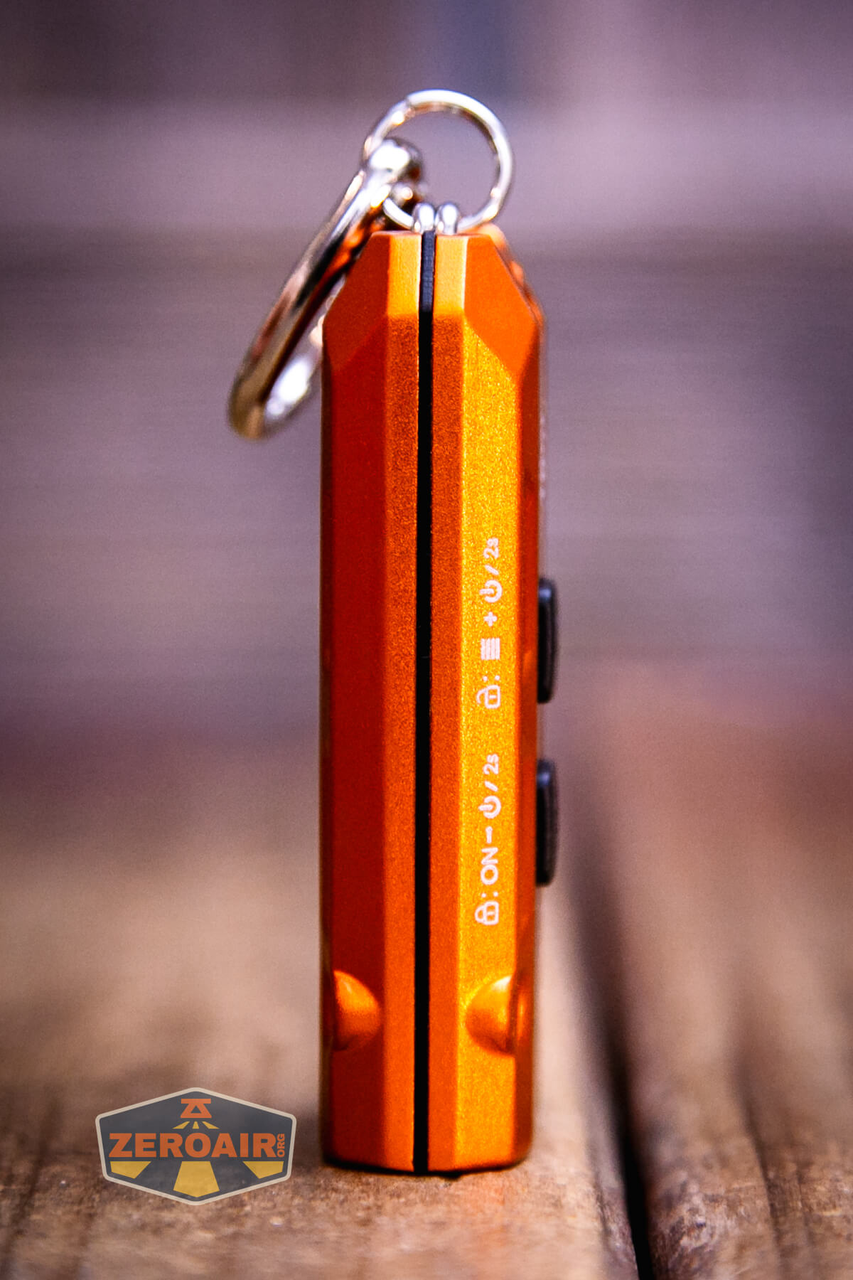 Nitecore TIP3 keychain flashlight showing all sides