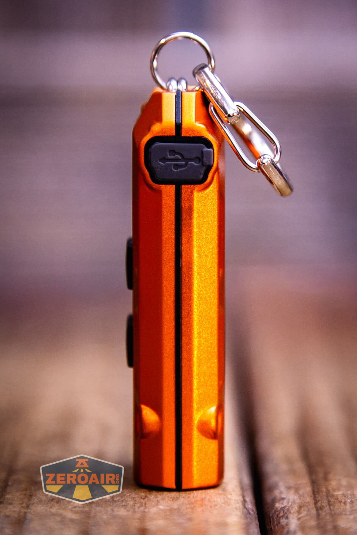 Nitecore TIP3 keychain flashlight showing all sides