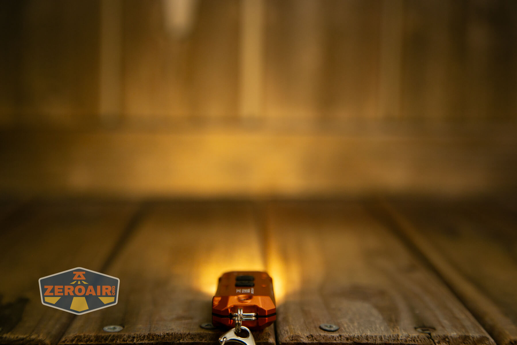 Nitecore TIP3 keychain flashlight emitters on