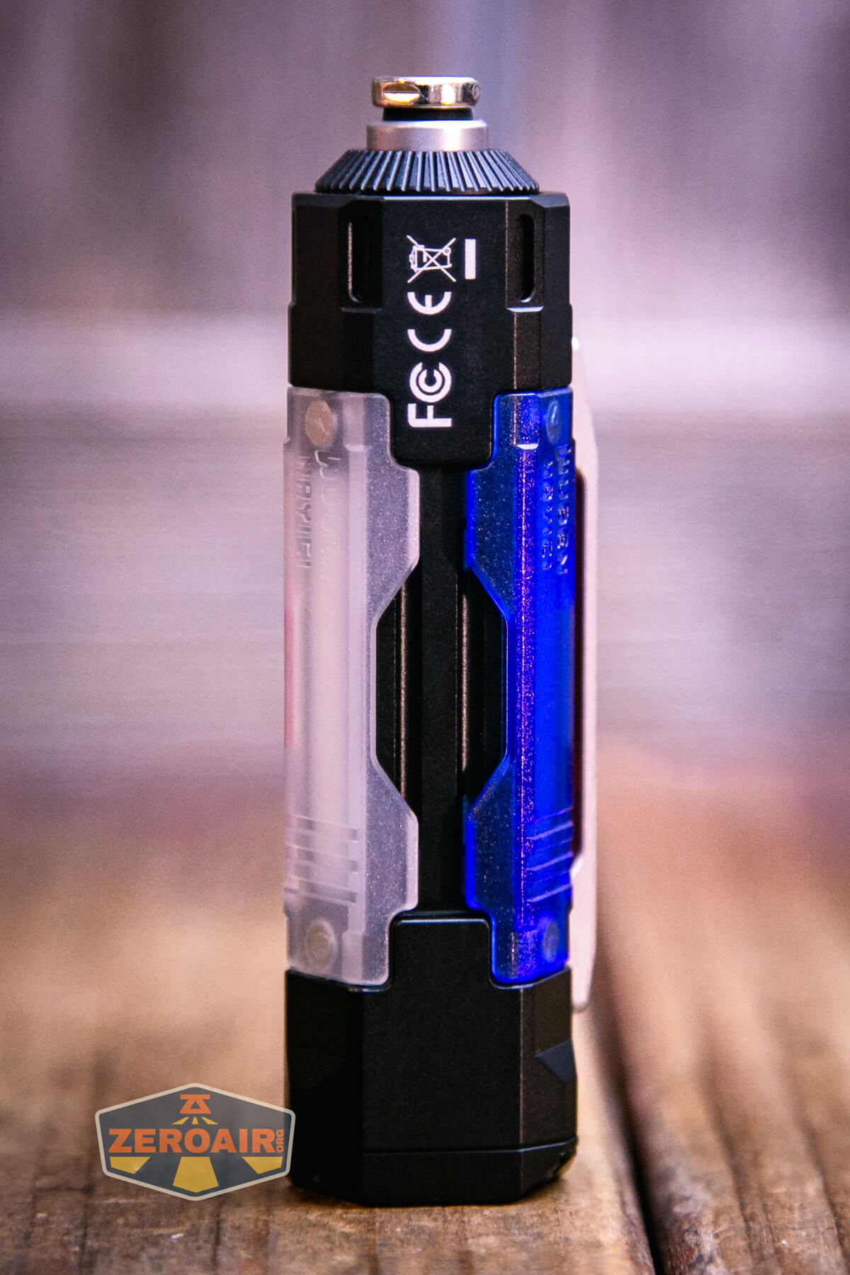 Wuben E Production Flashlight showing all sides