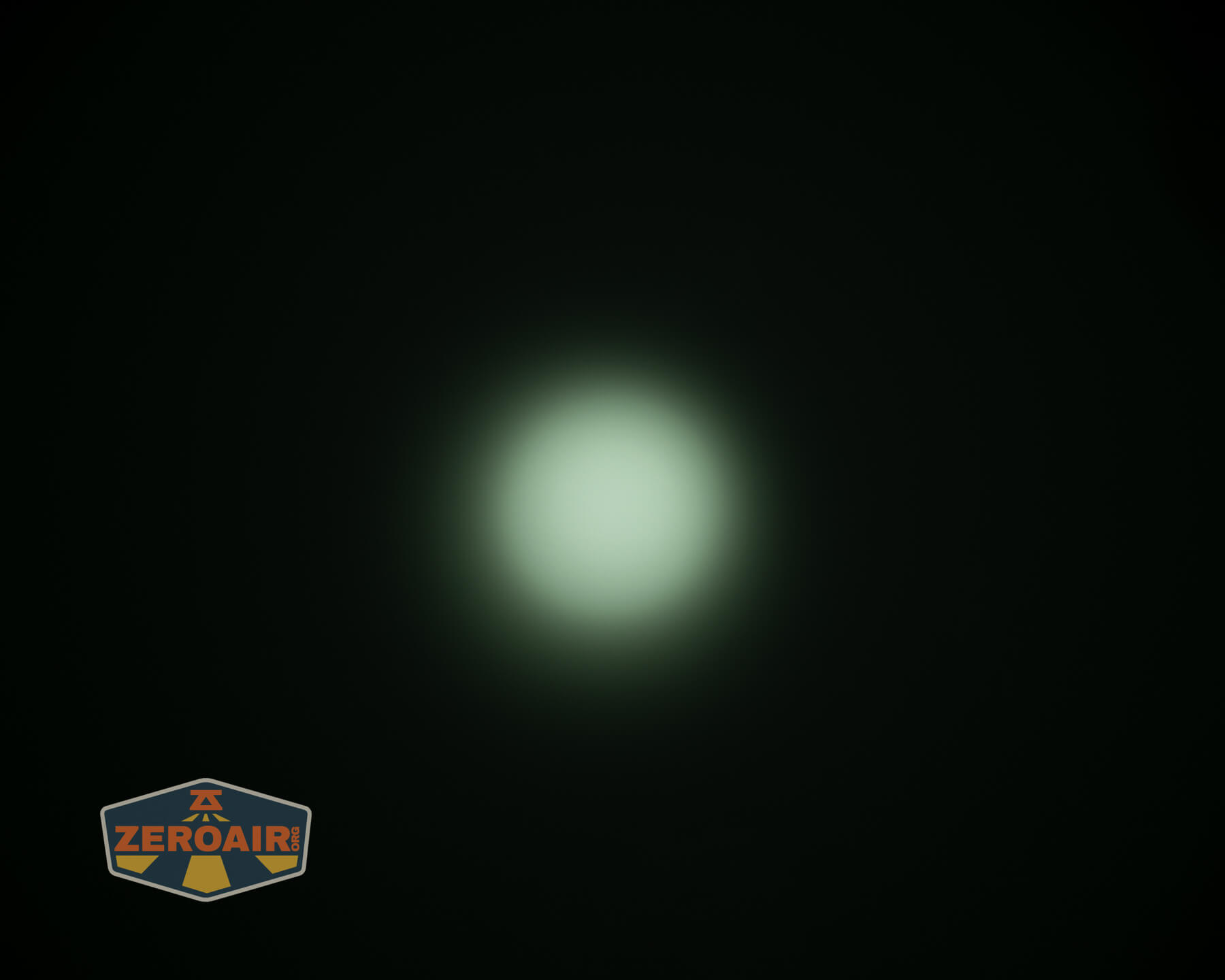 JETBeam E28 EDC Multi-mode Flat Tactical flashlight beamshots on ceiling