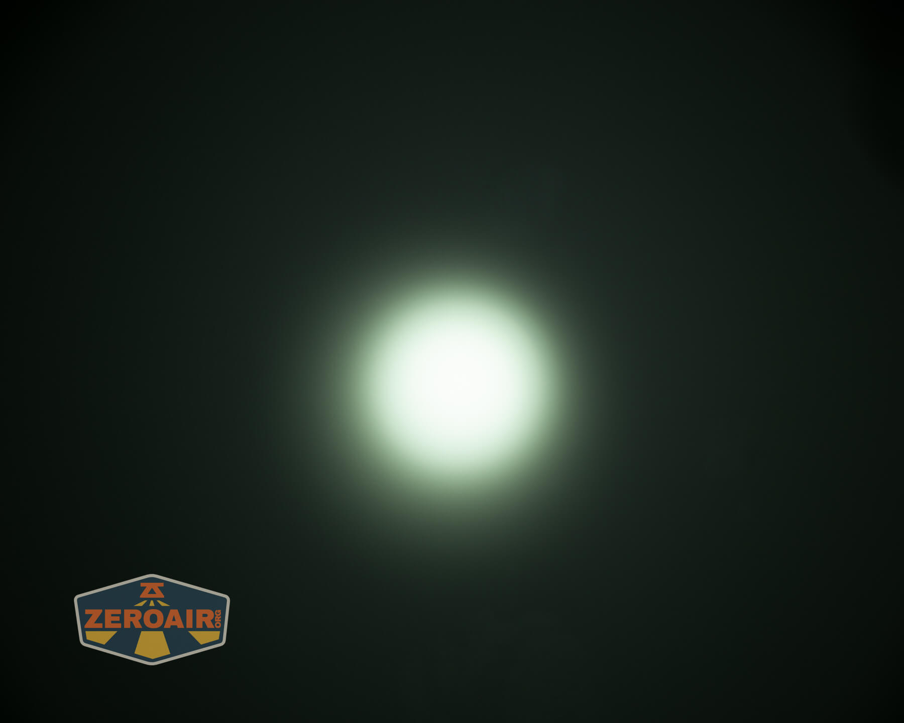 JETBeam E28 EDC Multi-mode Flat Tactical flashlight beamshots on ceiling