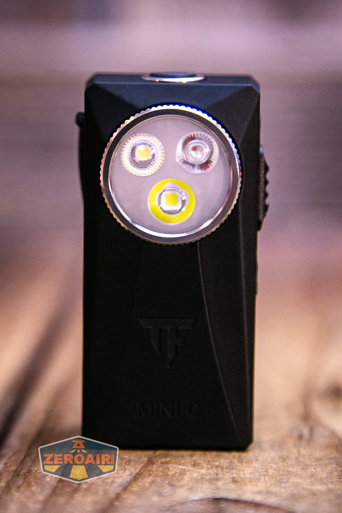Trustfire Mini C Multifunctional clip-on flashlight showing all sides