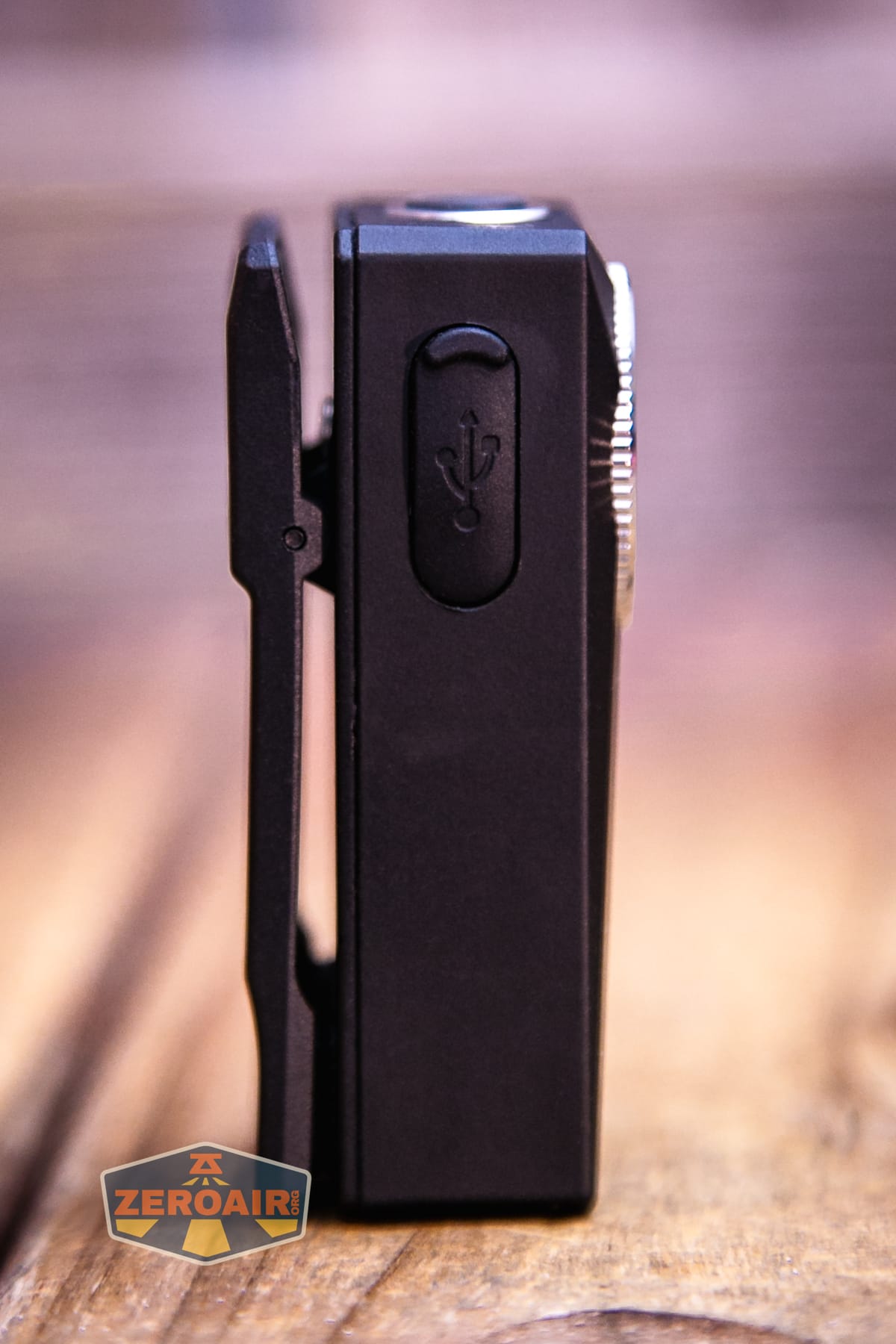 Trustfire Mini C Multifunctional clip-on flashlight showing all sides