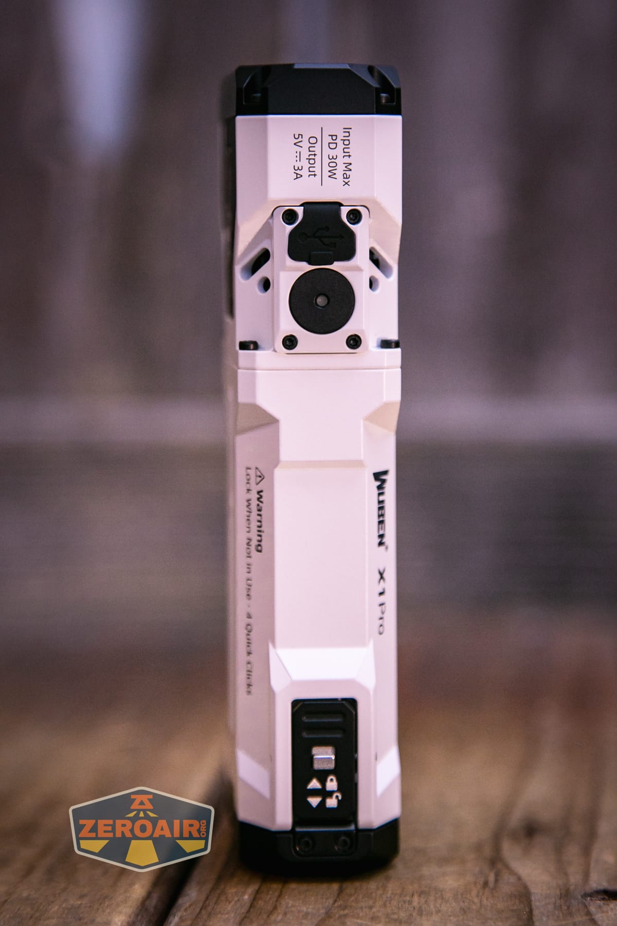 Wuben X1 Pro 2 flashlight showing all sides