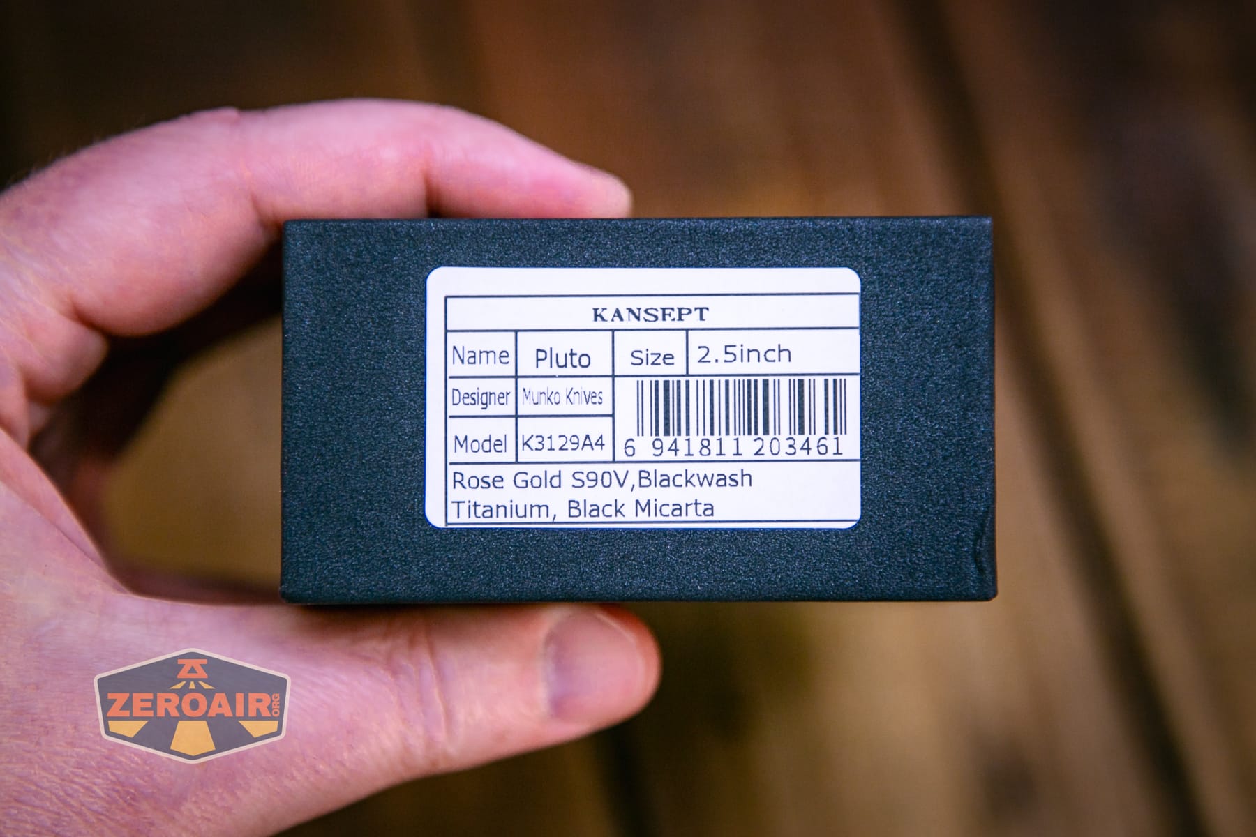 Kansept Pluto S90V knife box
