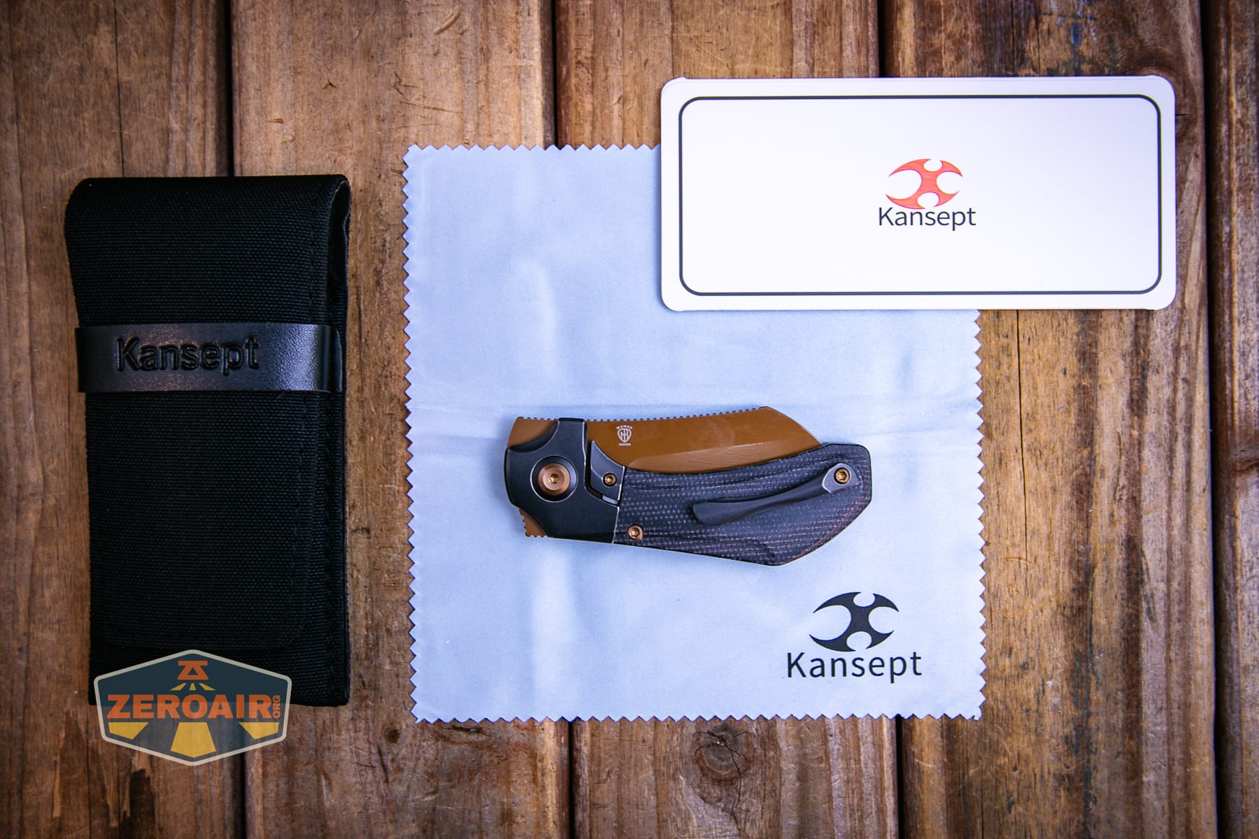 Kansept Pluto S90V knife what's included
