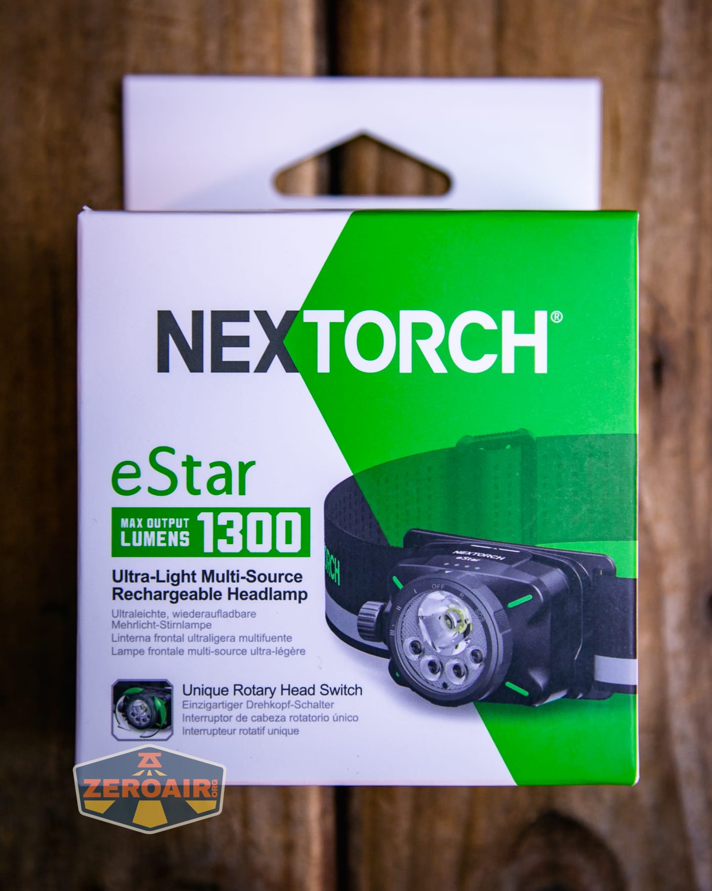 Nextorch eStar headlamp box