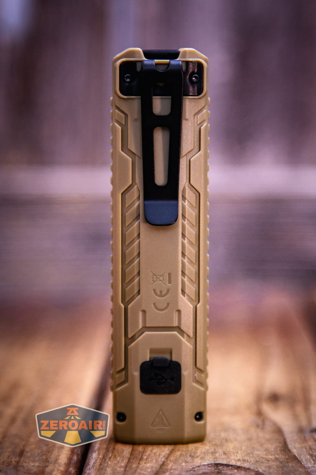 Nitecore EDC07 flashlight showing all sides