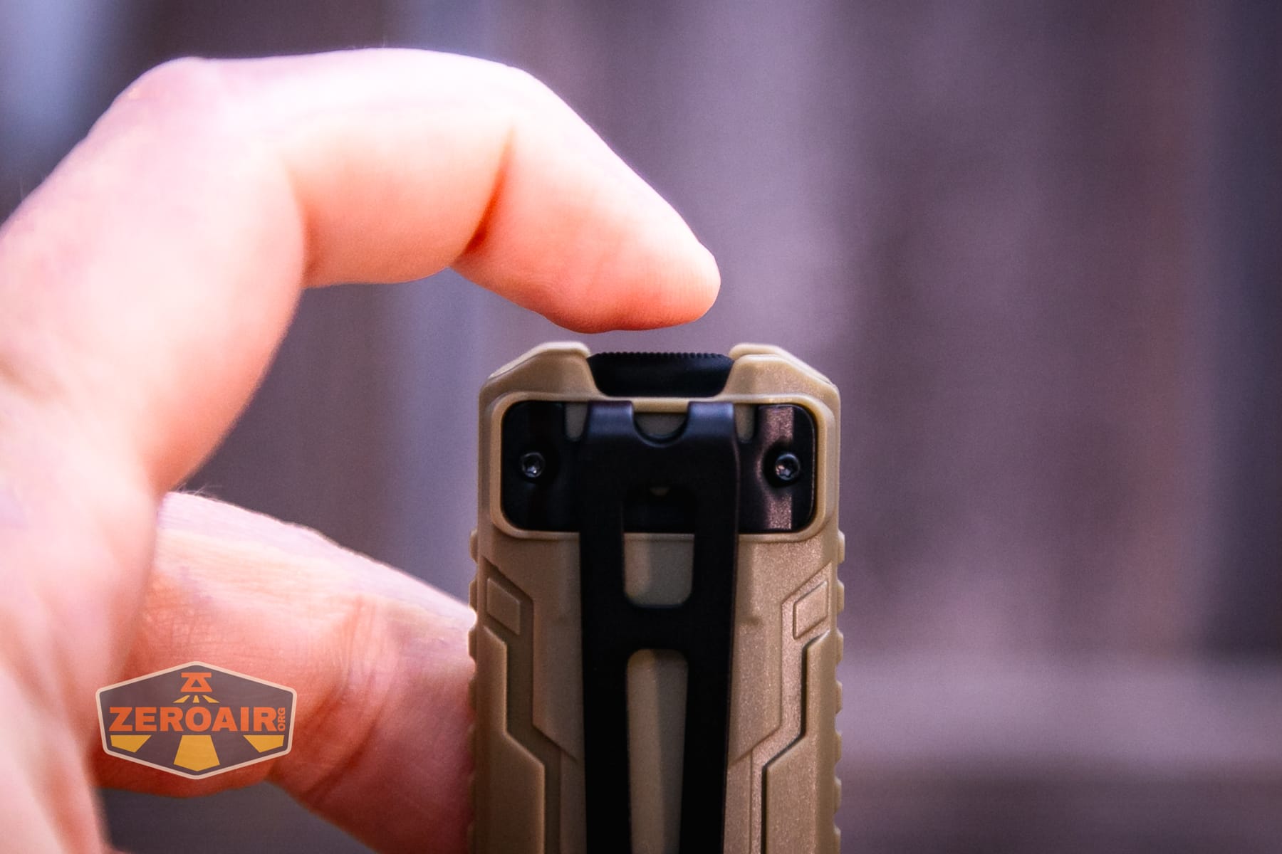 Nitecore EDC07 flashlight tail switch profile