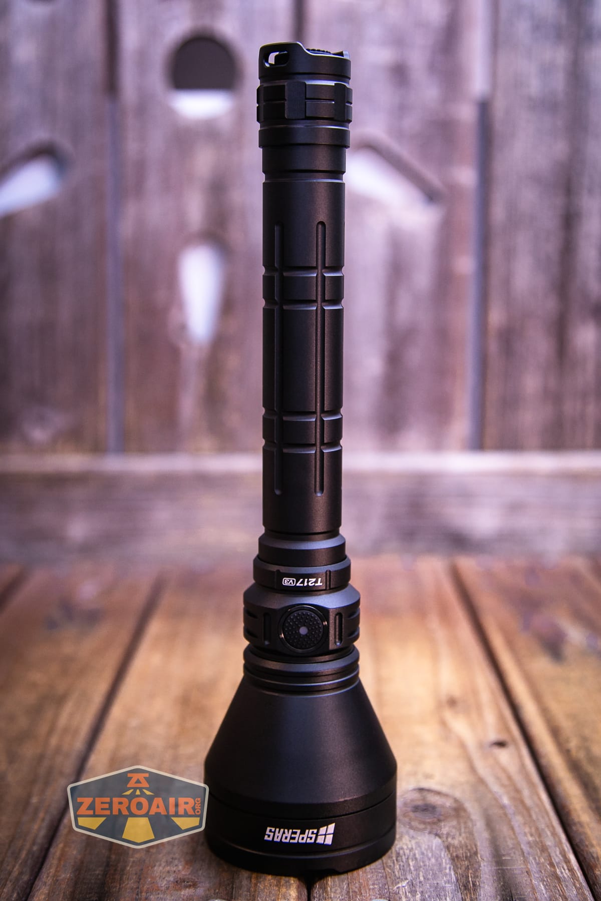 SPERAS T217 V3 Long Range Hunting flashlight showing all sides