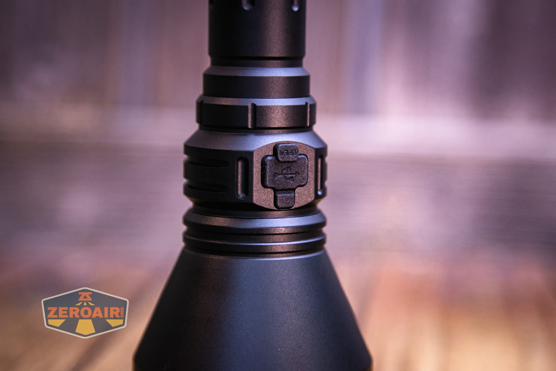 SPERAS T217 V3 Long Range Hunting flashlight charging port closed
