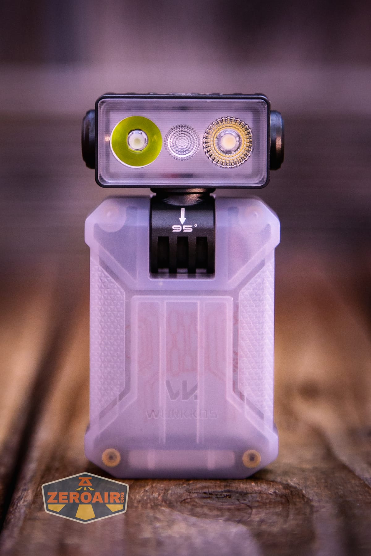 Wurkkos HD04 pocket flashlight showing all sides