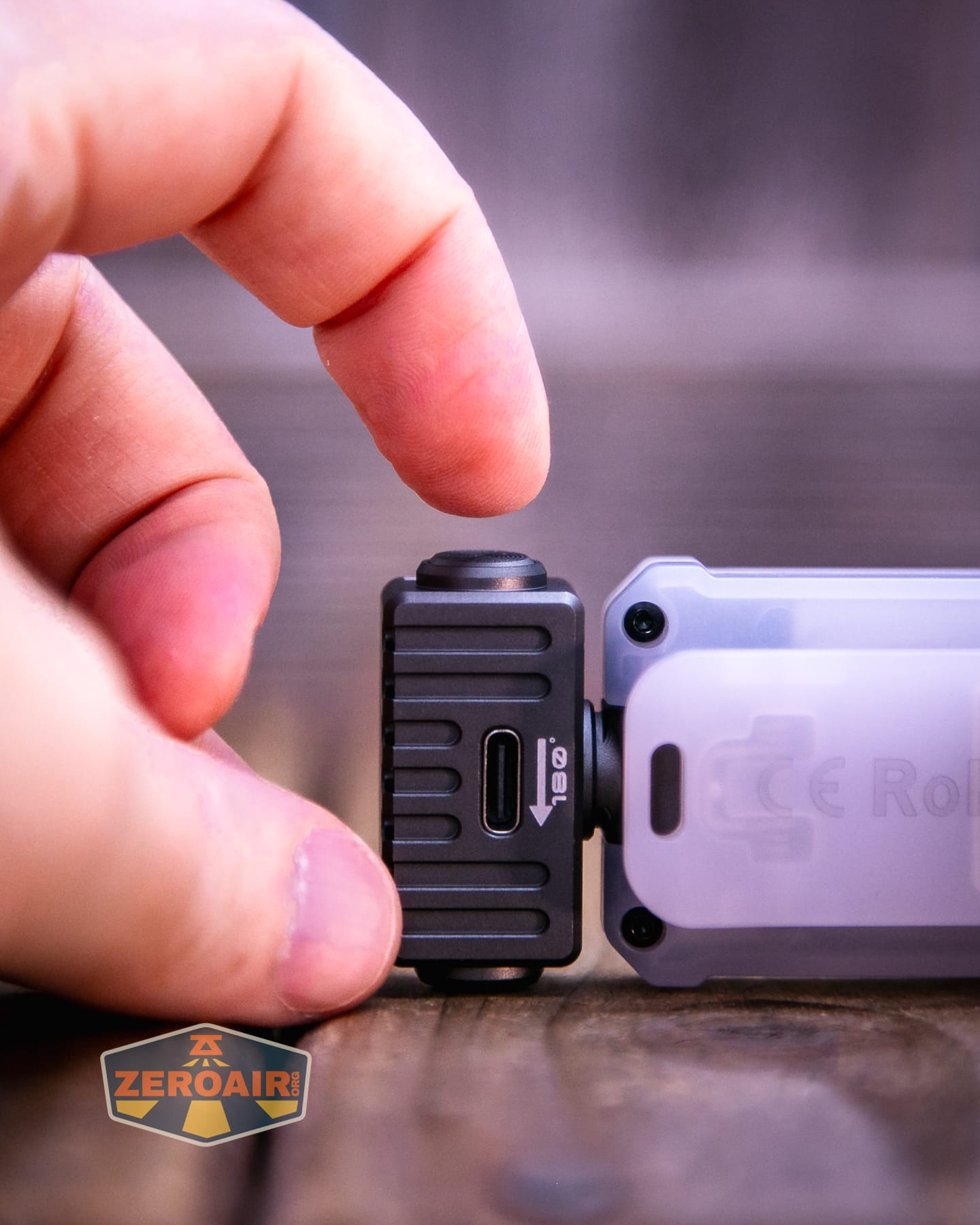 Wurkkos HD04 pocket flashlight switch profile