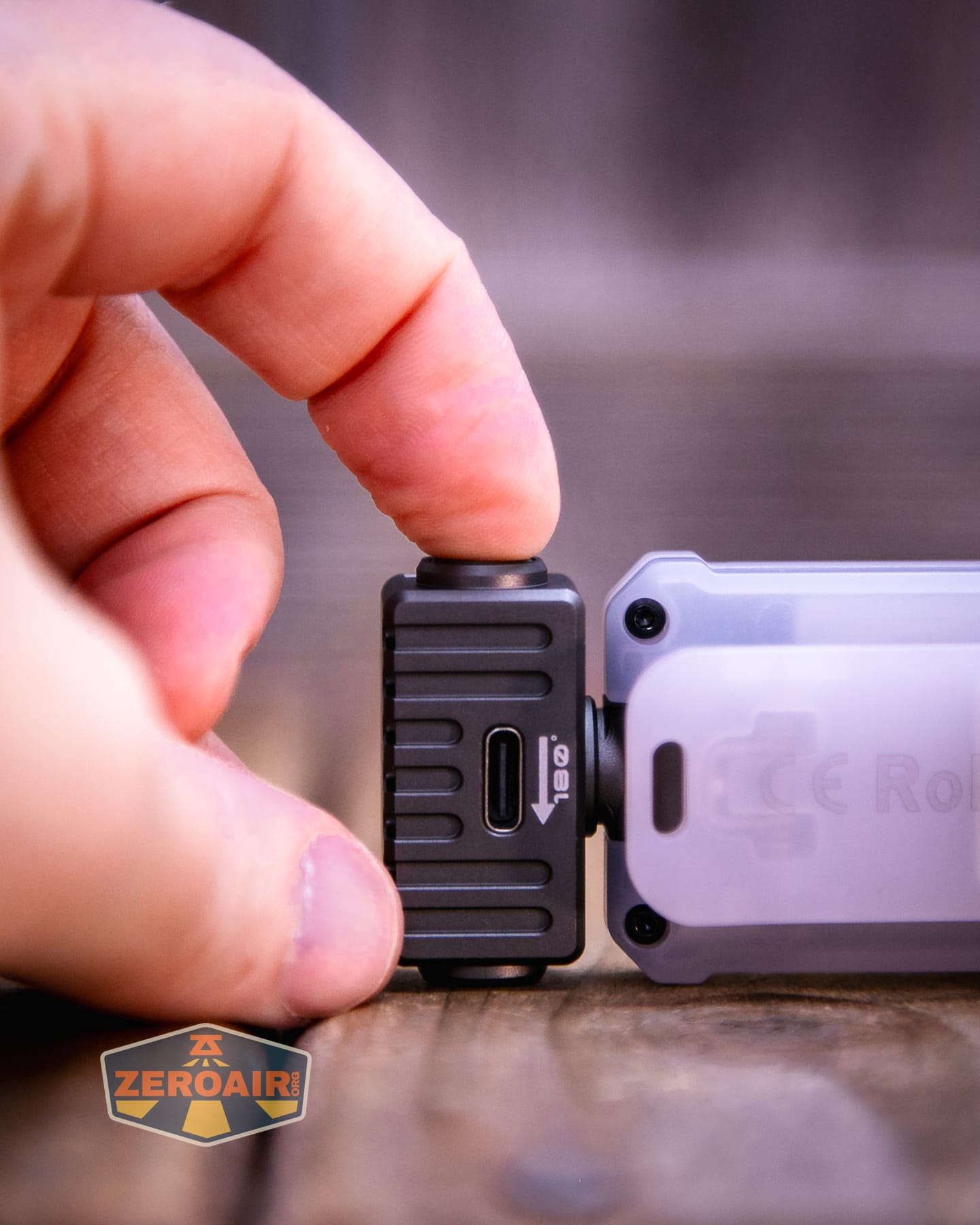 Wurkkos HD04 pocket flashlight switch actuation