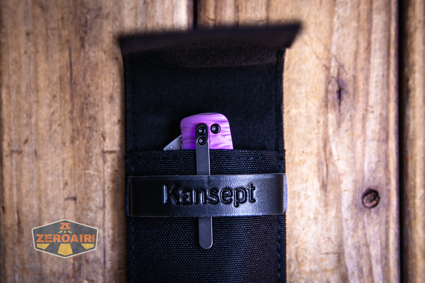 Kansept Orlok knife in pouch