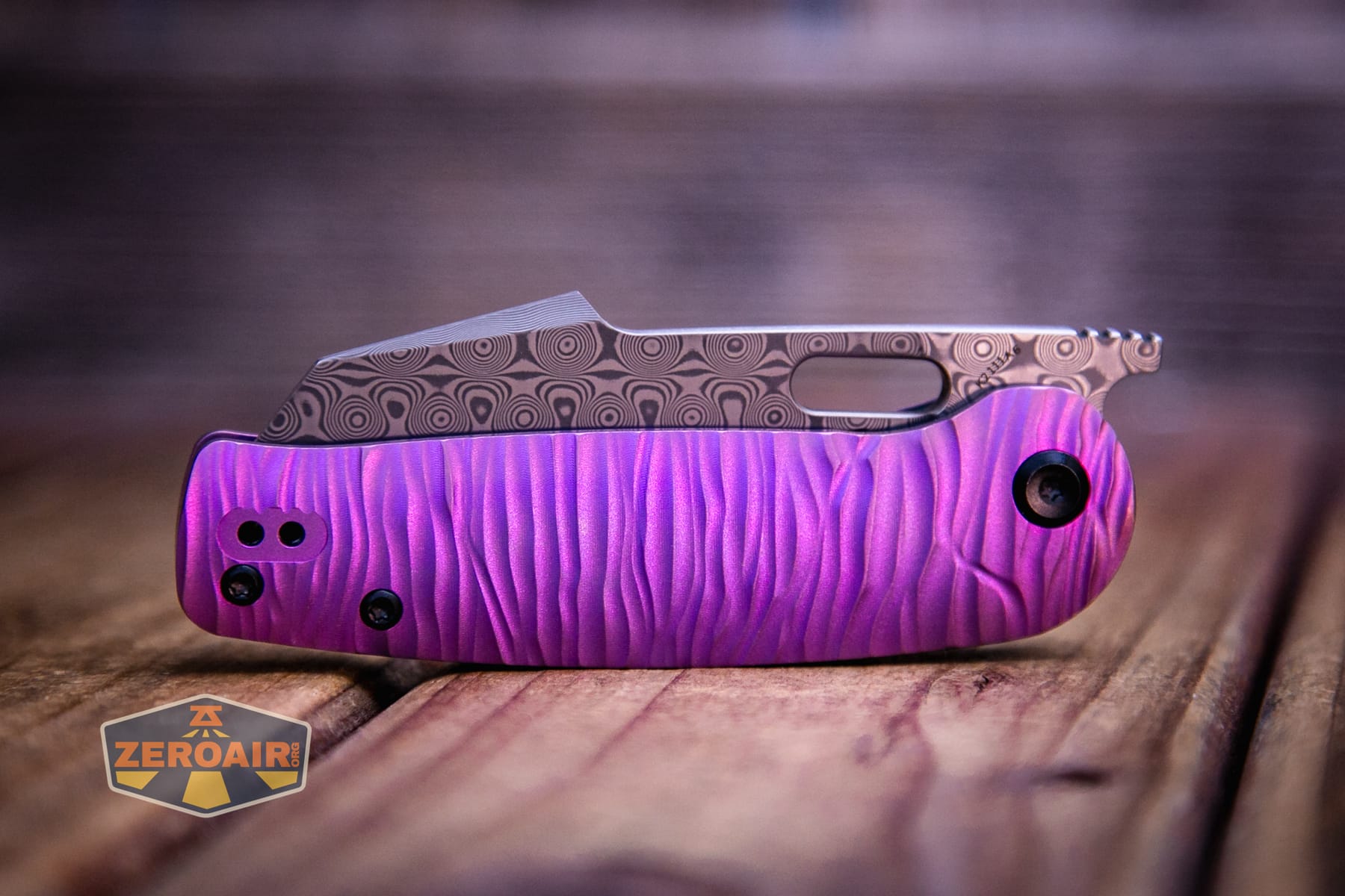 Kansept Orlok knife open non-clip side