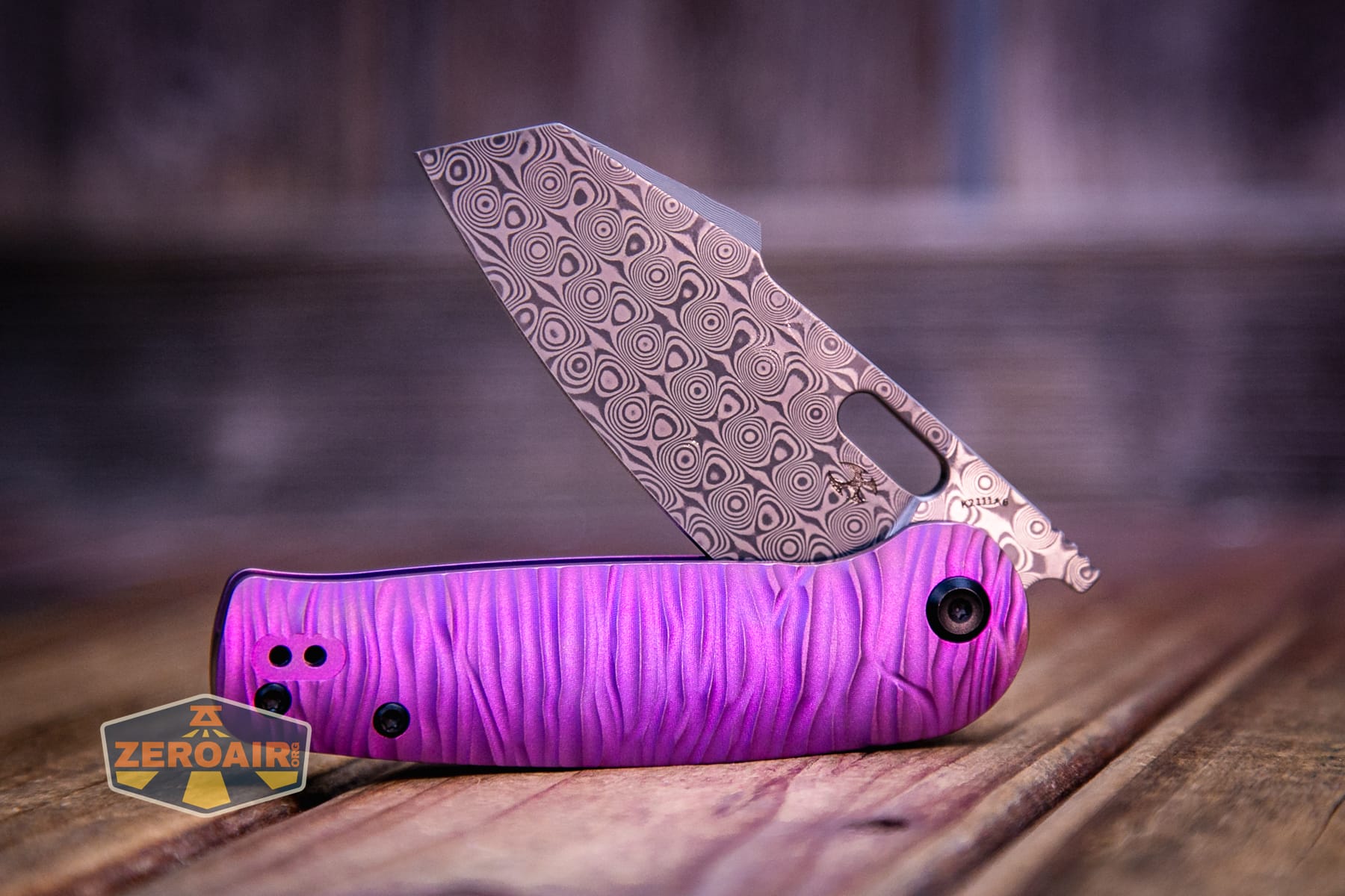 Kansept Orlok knife partially open