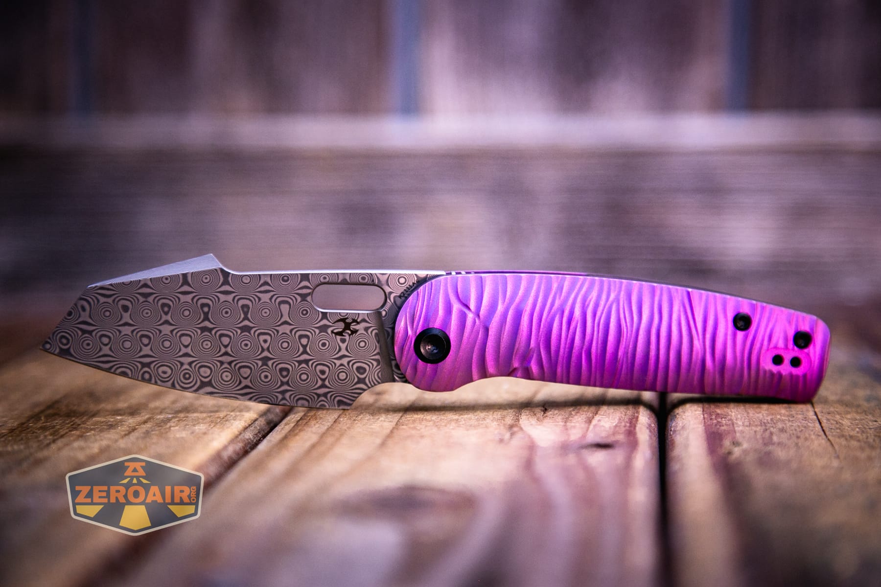 Kansept Orlok knife fully open non-clip side