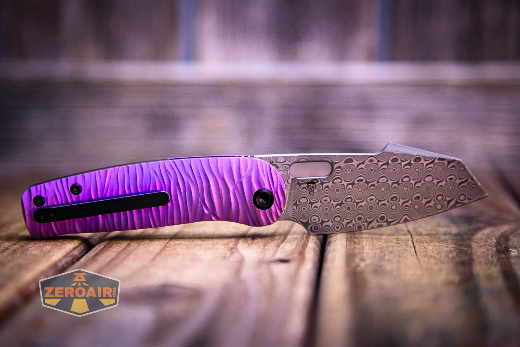 Kansept Orlok knife fully open clip side